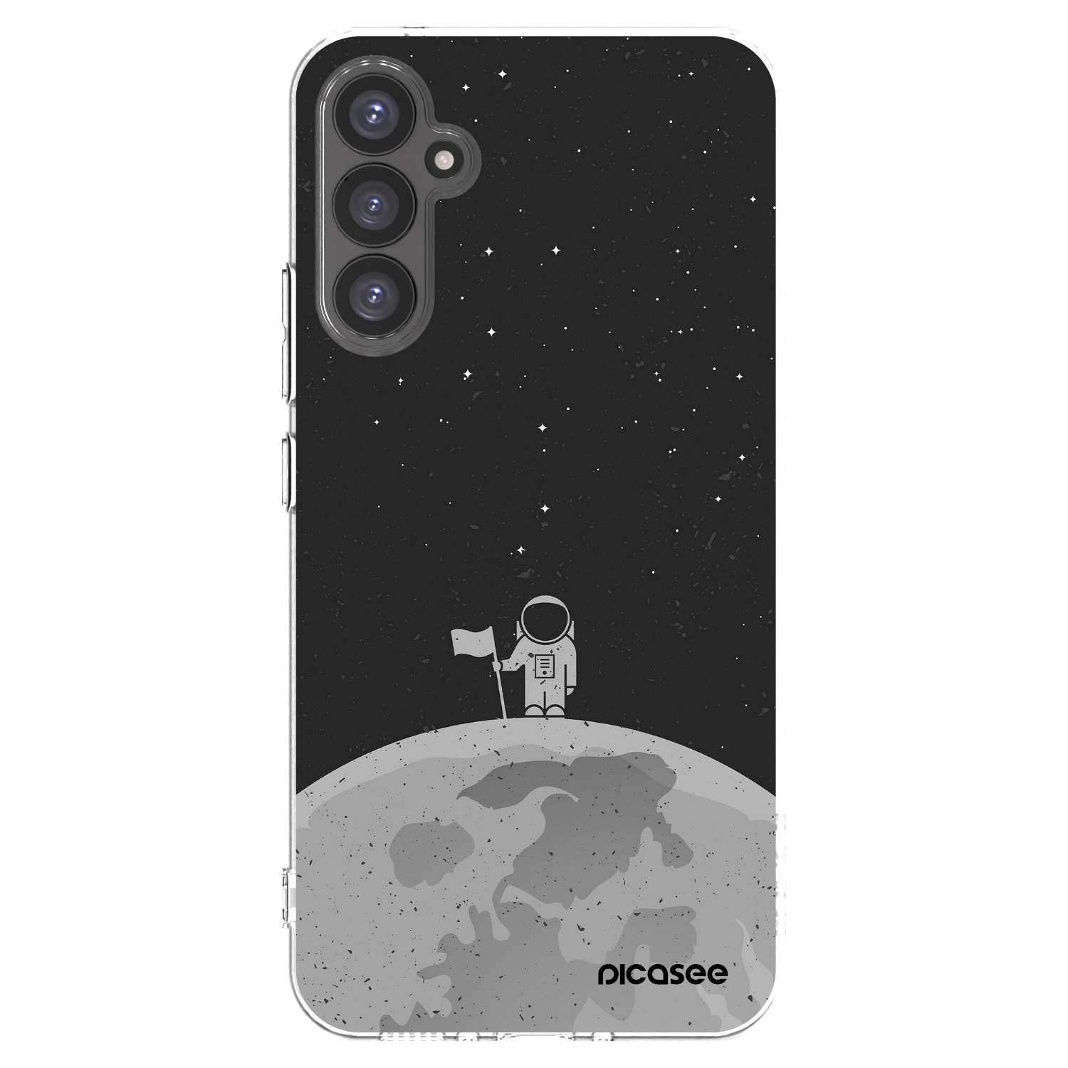 Picasee silikonový průhledný obal pro Samsung Galaxy A34 5G A346B - Astronaut