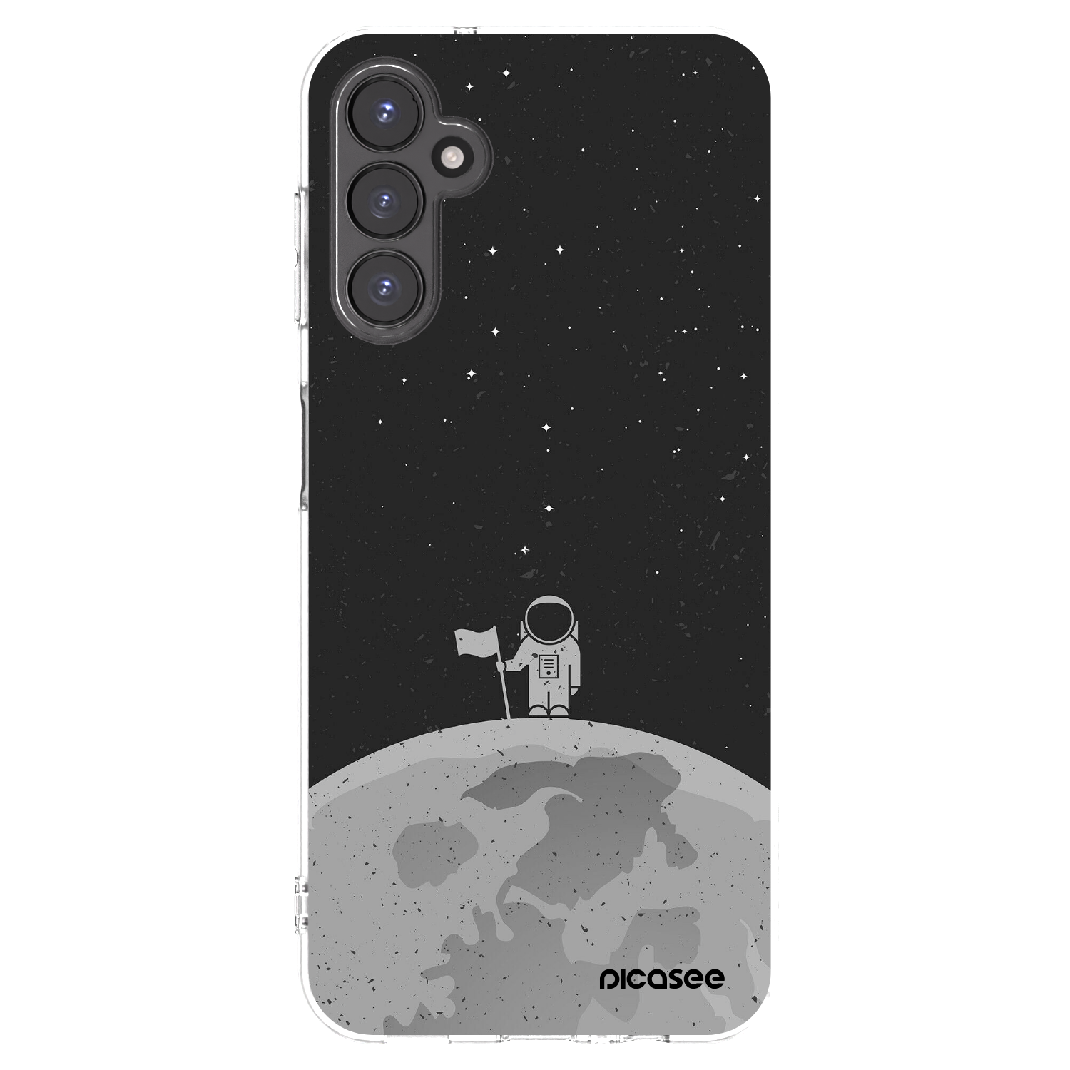 Picasee silikonový průhledný obal pro Samsung Galaxy A14 4G A145R - Astronaut