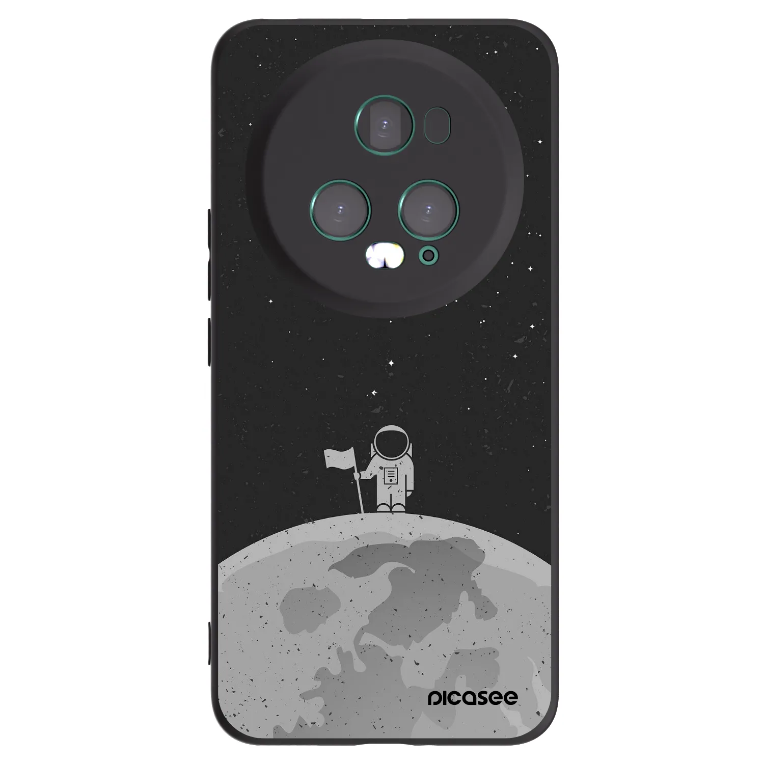Picasee silikonový černý obal pro Honor Magic5 Pro - Astronaut