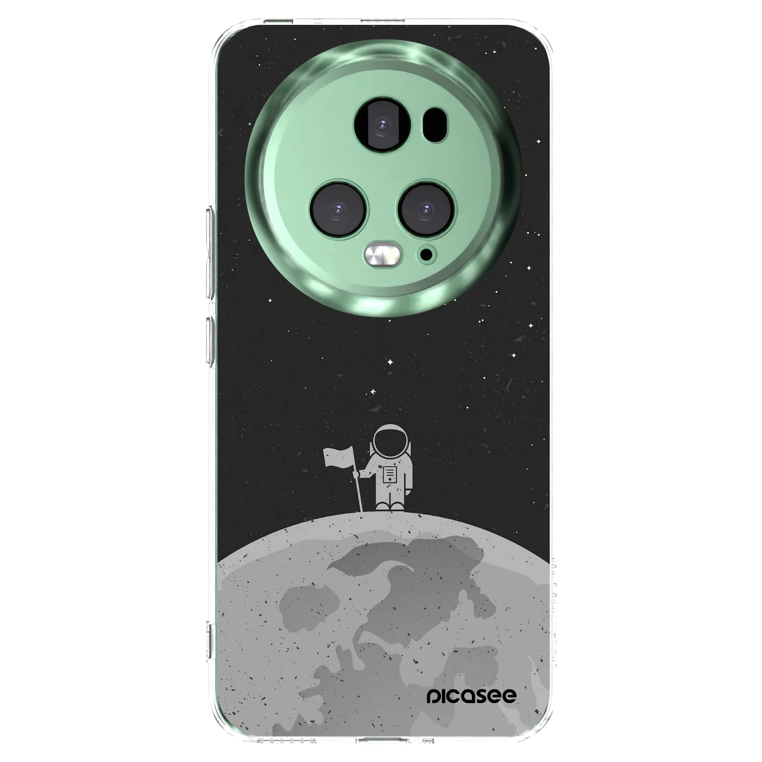 Picasee silikonový průhledný obal pro Honor Magic5 Pro - Astronaut