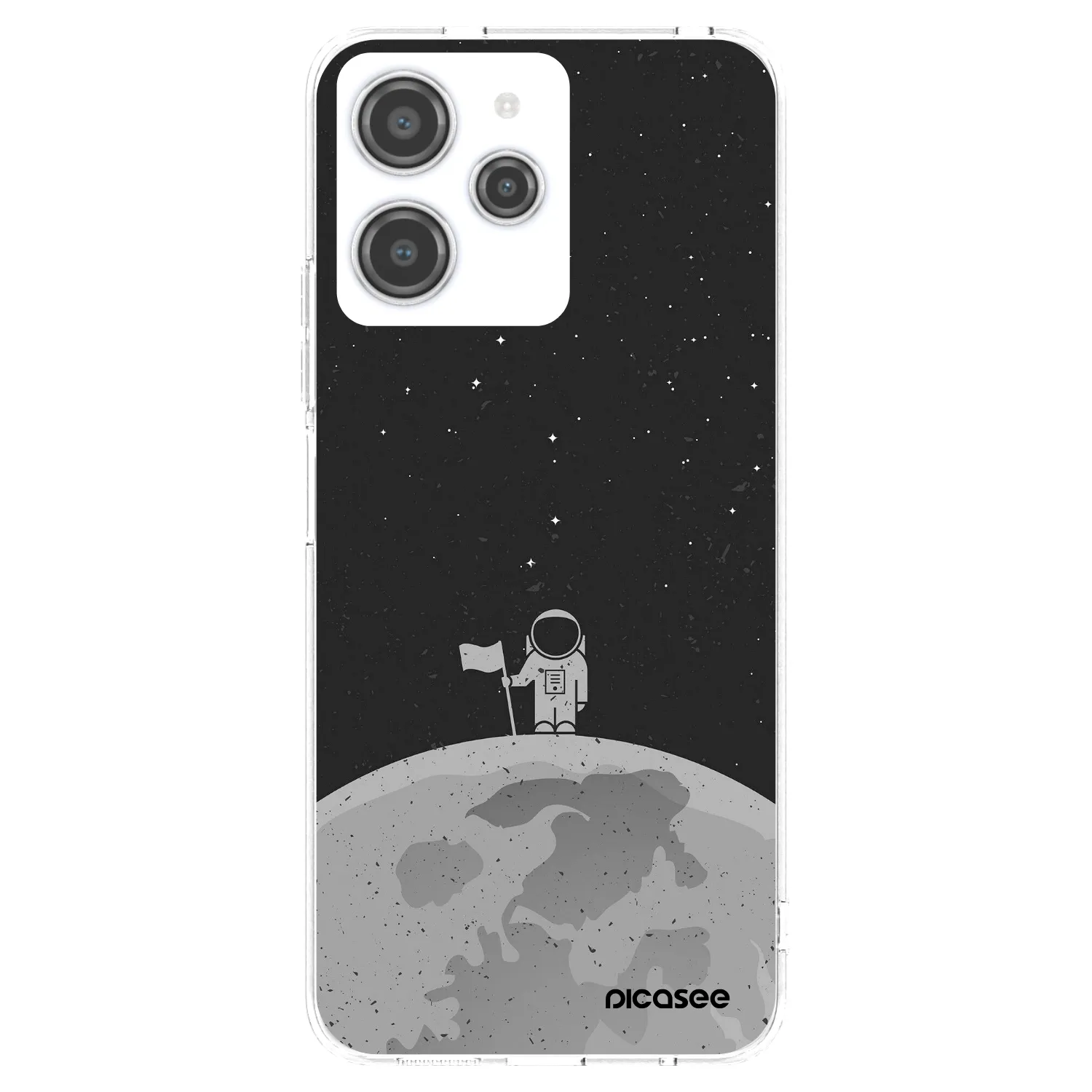 Picasee silikonový průhledný obal pro Xiaomi Redmi 12 4G - Astronaut