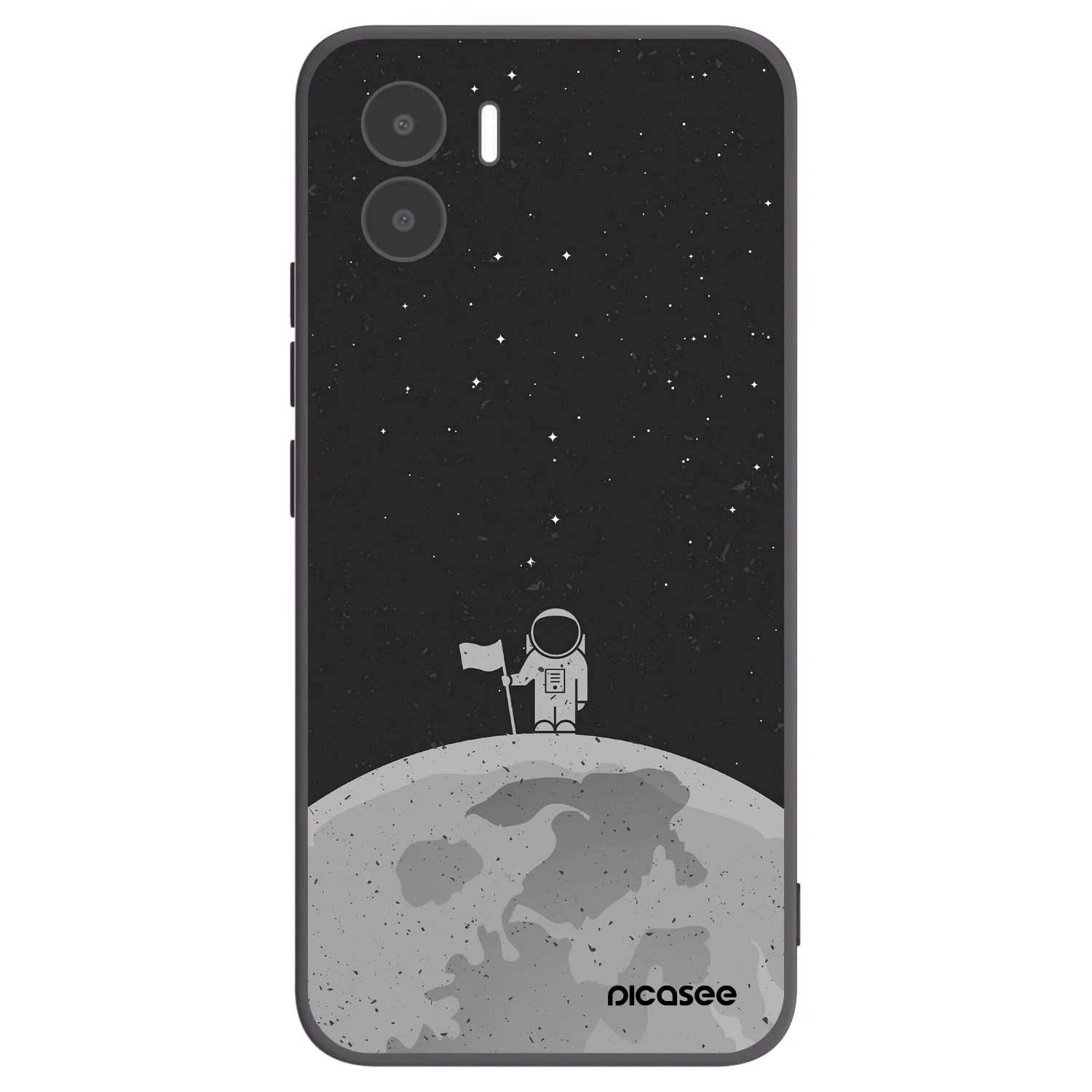 Picasee silikonový černý obal pro Xiaomi Redmi A2 - Astronaut