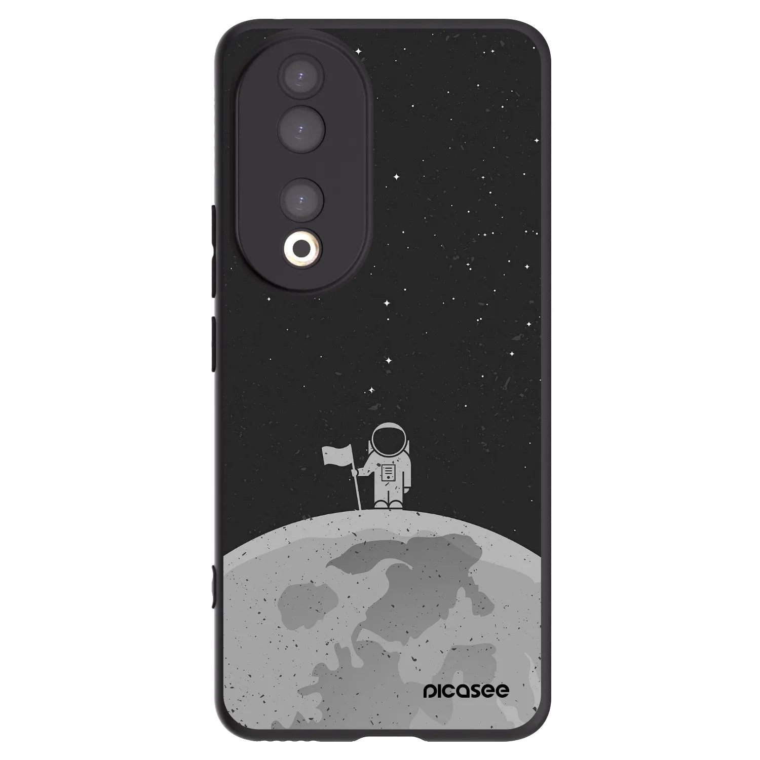 Picasee silikonový černý obal pro Honor 90 5G - Astronaut