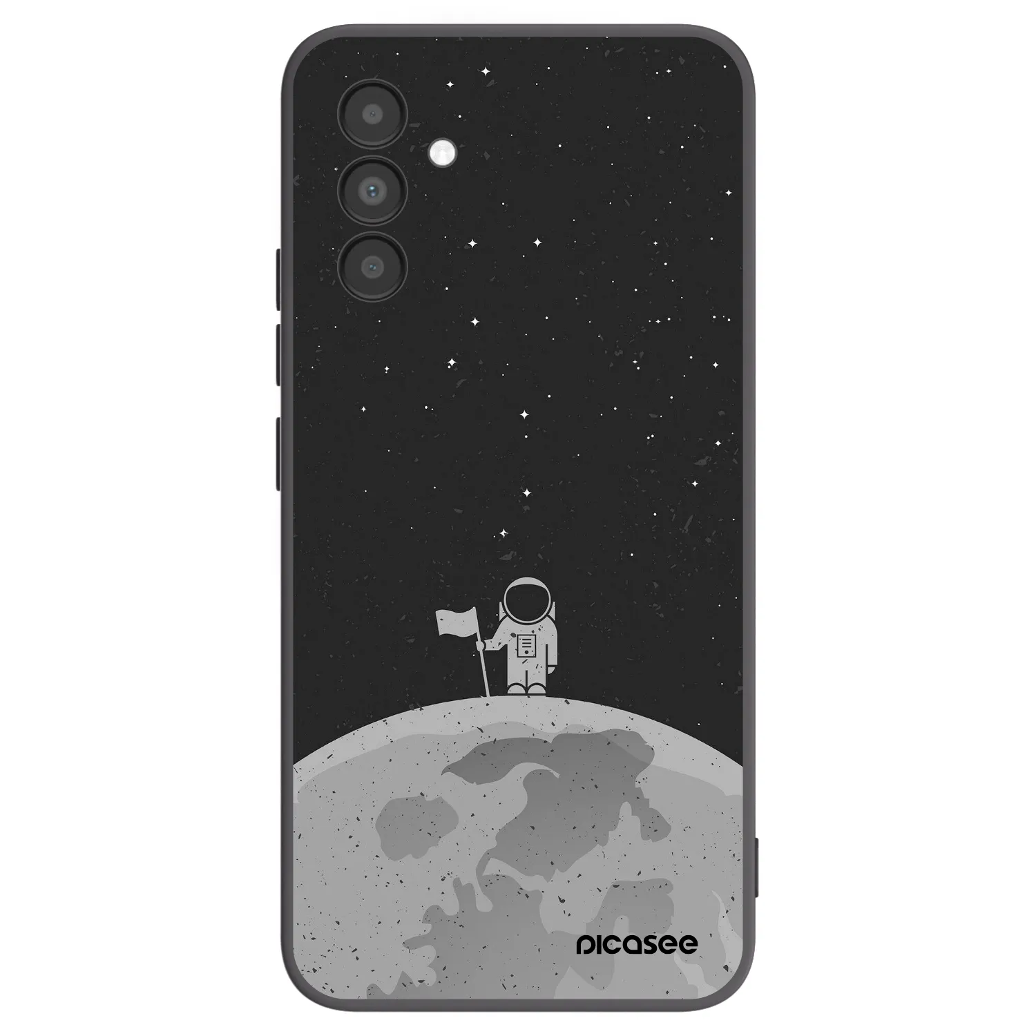 Picasee silikonový černý obal pro Samsung Galaxy A04s A047F - Astronaut
