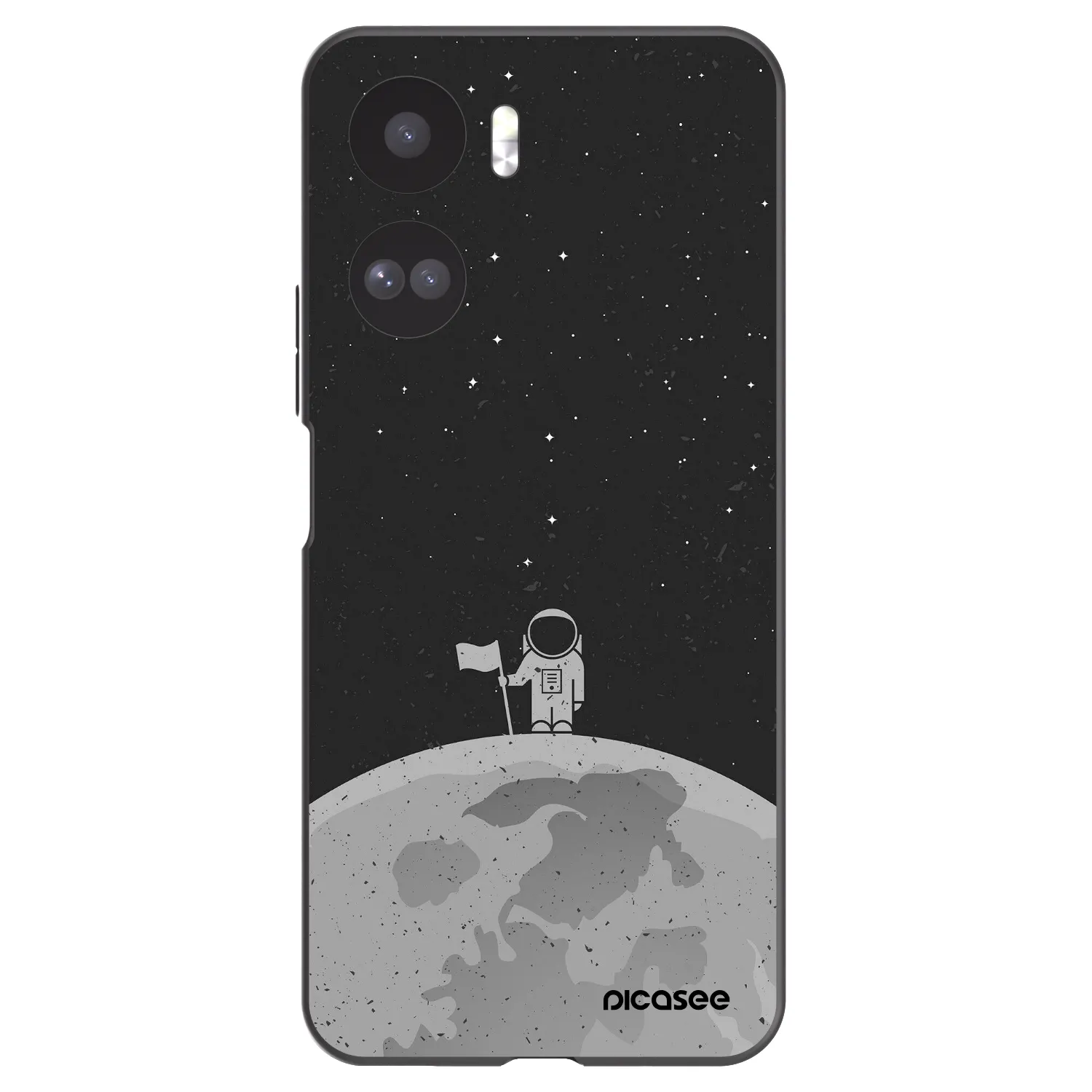 Picasee silikonový černý obal pro Honor 90 Lite 5G - Astronaut