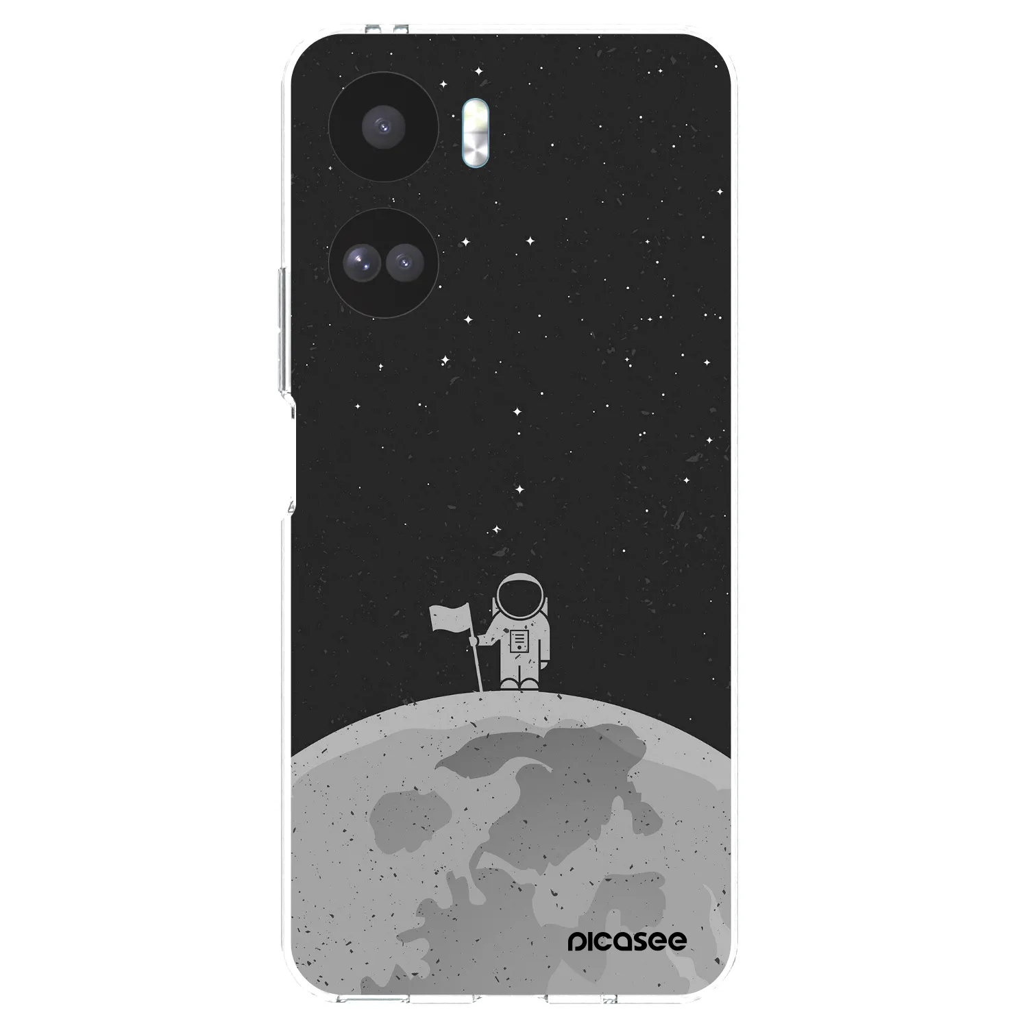 Picasee silikonový průhledný obal pro Honor 90 Lite 5G - Astronaut