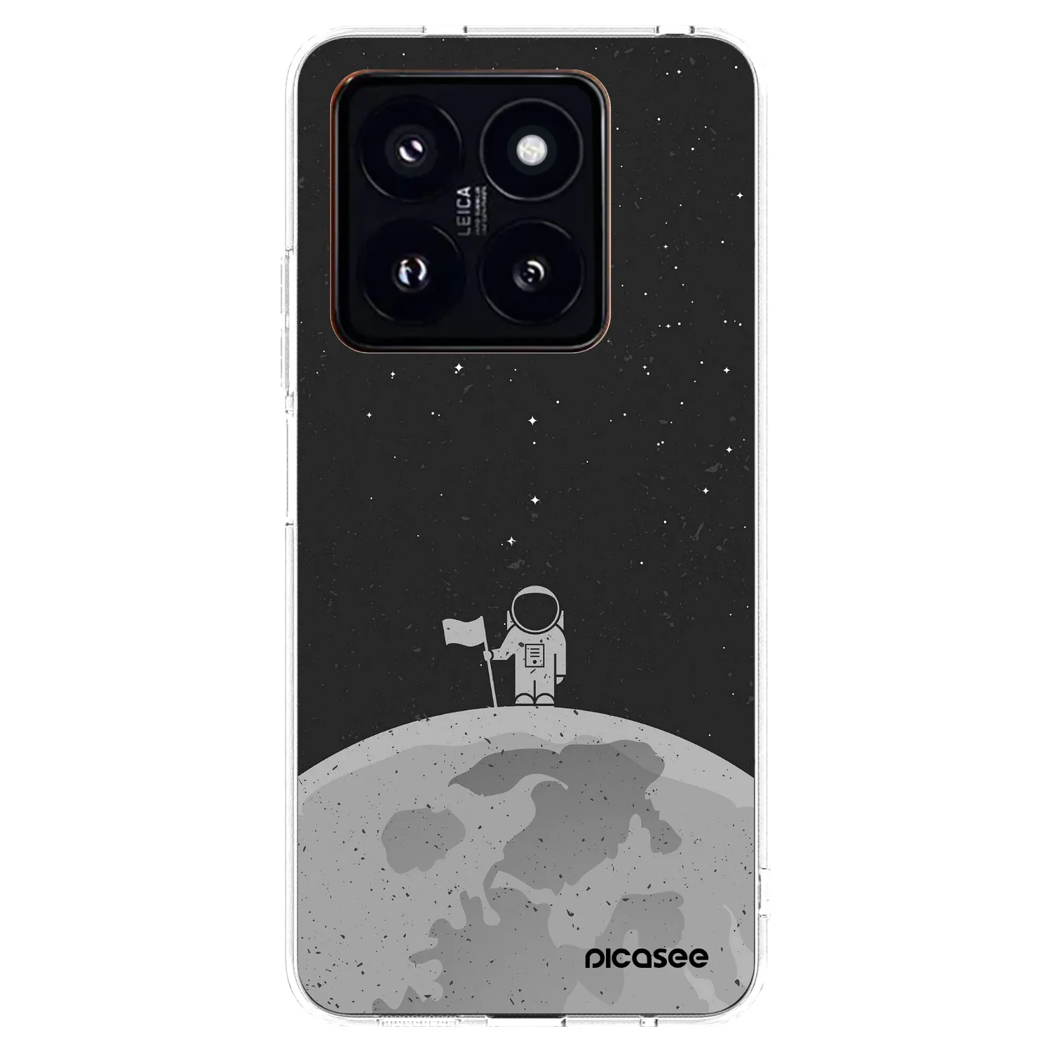 Picasee silikonový průhledný obal pro Xiaomi 14 Pro - Astronaut