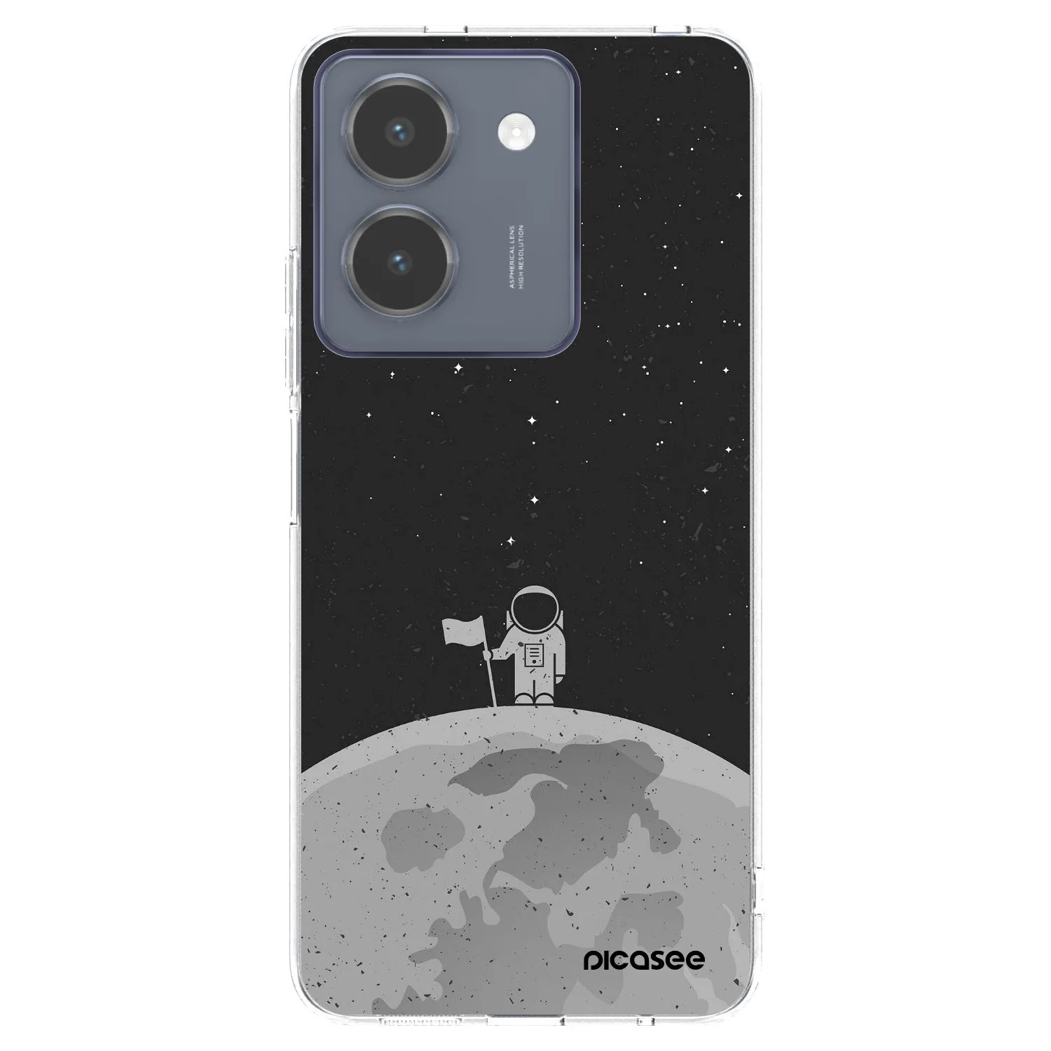 Picasee silikonový průhledný obal pro Vivo Y36 4G - Astronaut