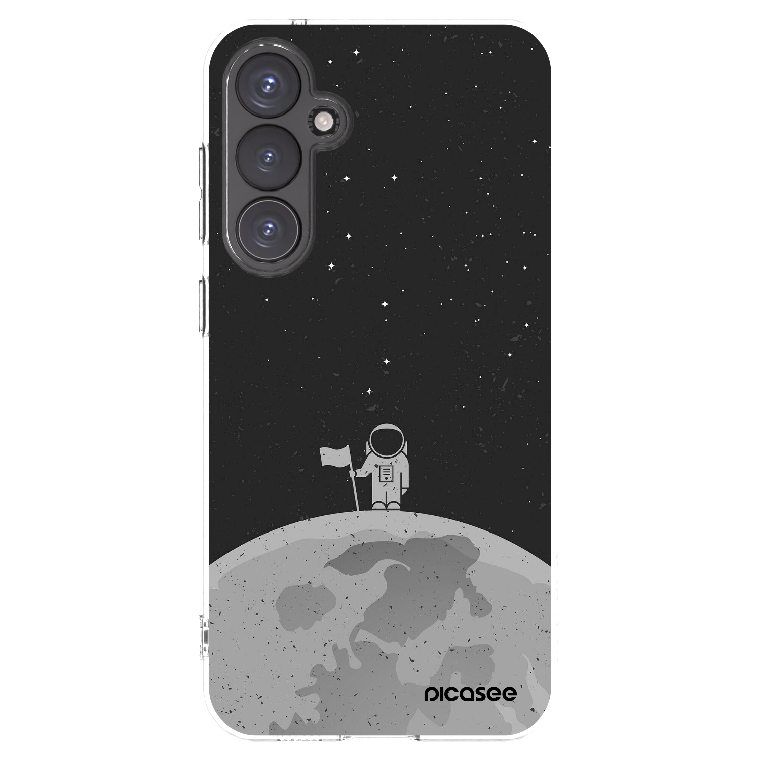 Picasee silikonový průhledný obal pro Samsung Galaxy S23 FE S711B - Astronaut