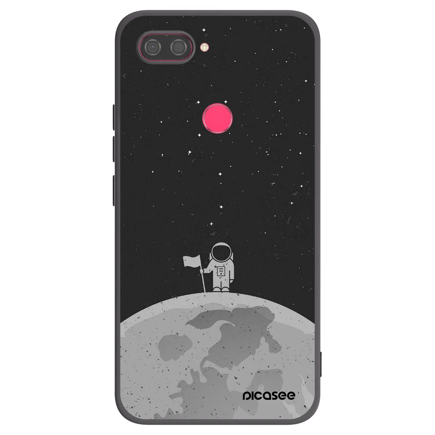 Picasee silikonový černý obal pro Xiaomi Mi 8 Lite - Astronaut