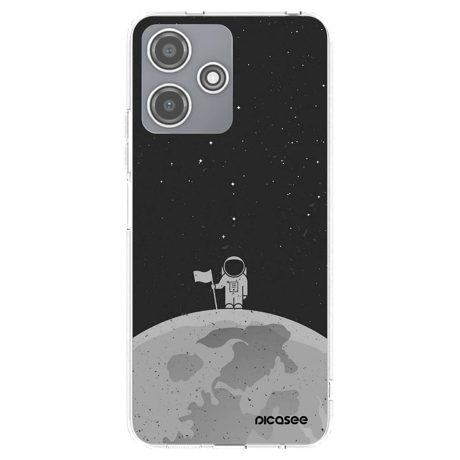 Picasee silikonový průhledný obal pro Xiaomi Redmi 12 5G - Astronaut