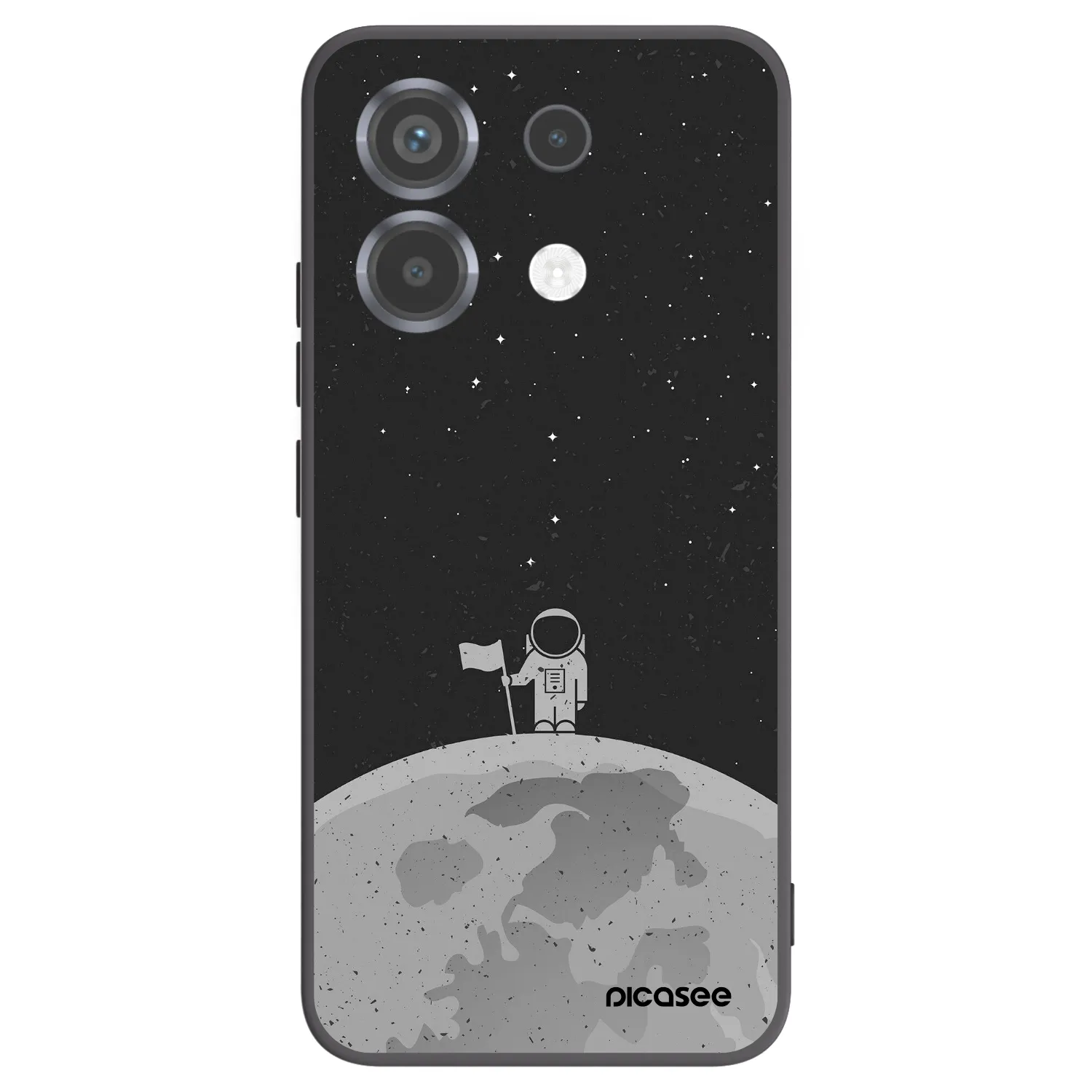 Picasee silikonový černý obal pro Xiaomi Poco X6 - Astronaut