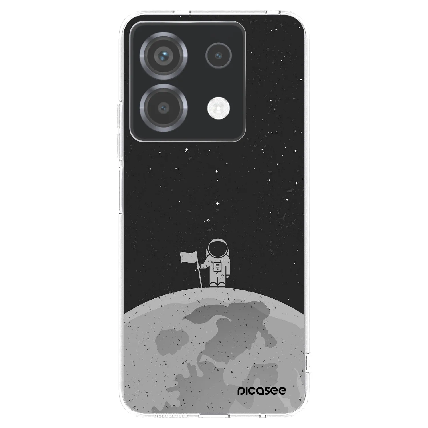 Picasee silikonový průhledný obal pro Xiaomi Poco X6 - Astronaut