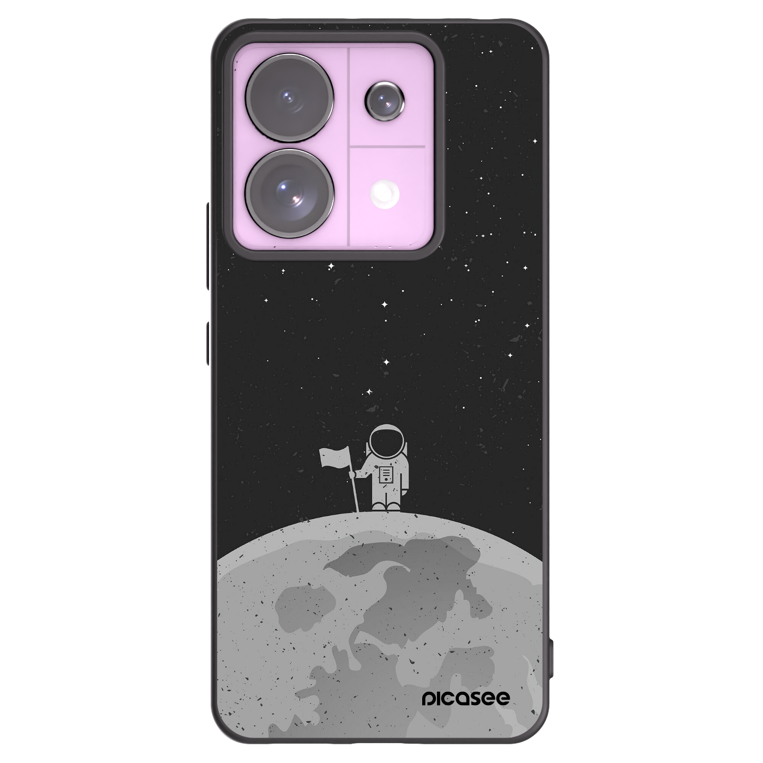 Picasee silikonový černý obal pro Xiaomi Redmi Note 13 Pro 5G - Astronaut