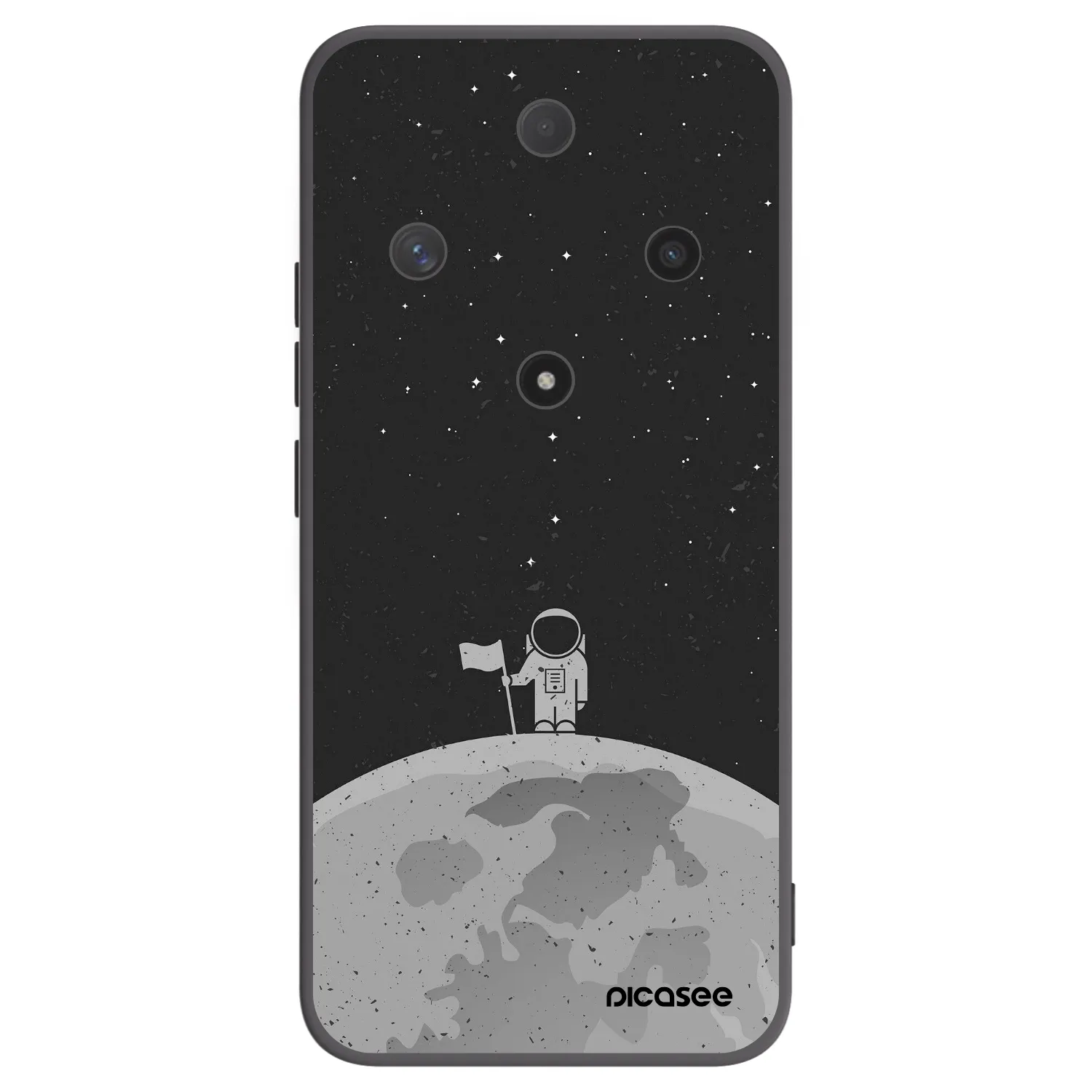 Picasee silikonový černý obal pro Honor Magic6 Lite 5G - Astronaut
