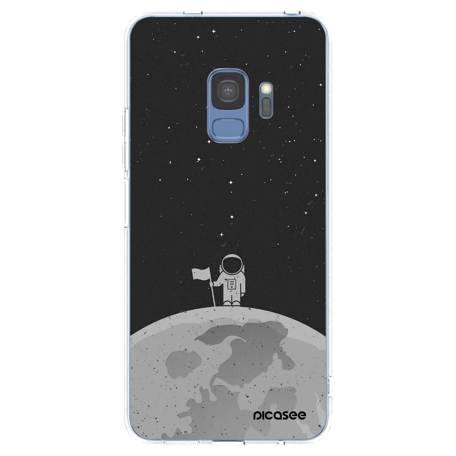 Picasee silikonový průhledný obal pro Samsung Galaxy S9 G960F - Astronaut