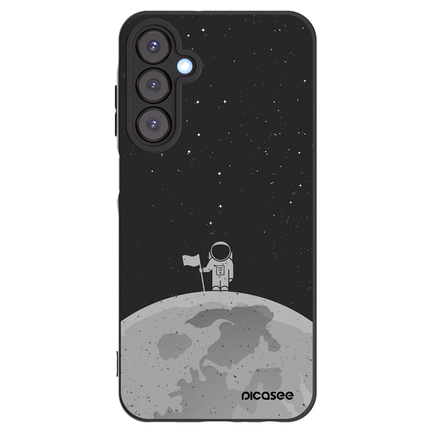 Picasee silikonový černý obal pro Samsung Galaxy A25 A256B 5G - Astronaut