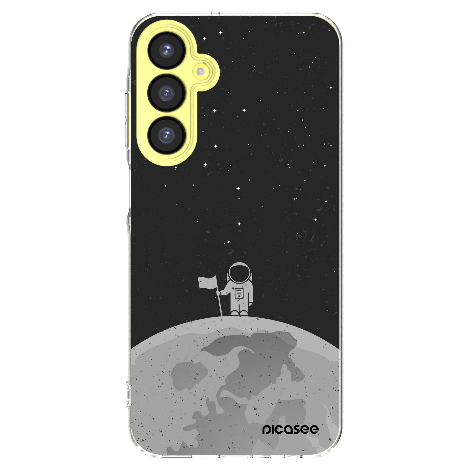 Picasee silikonový průhledný obal pro Samsung Galaxy A25 A256B 5G - Astronaut