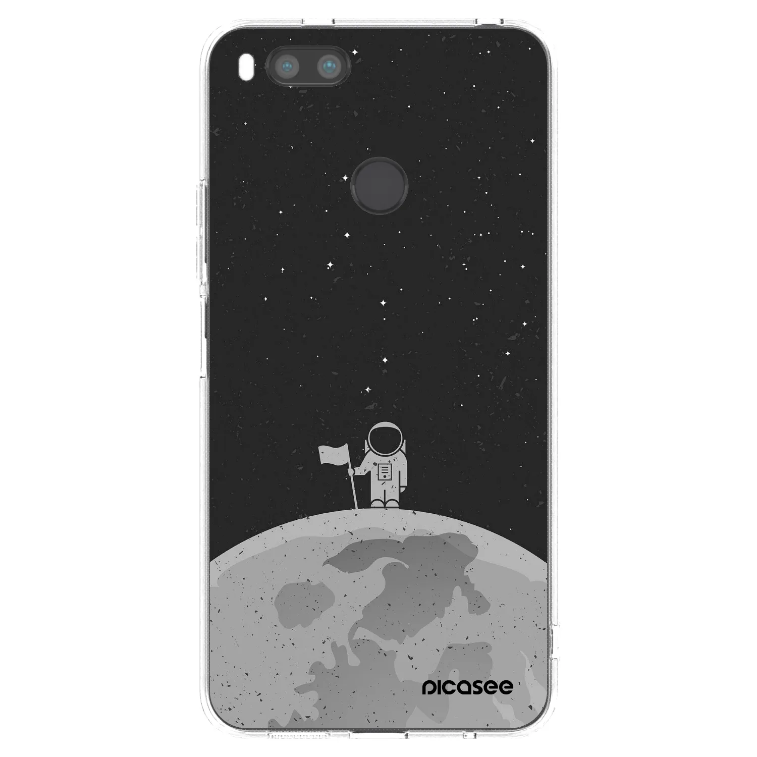 Picasee silikonový průhledný obal pro Xiaomi Mi A1 Global - Astronaut