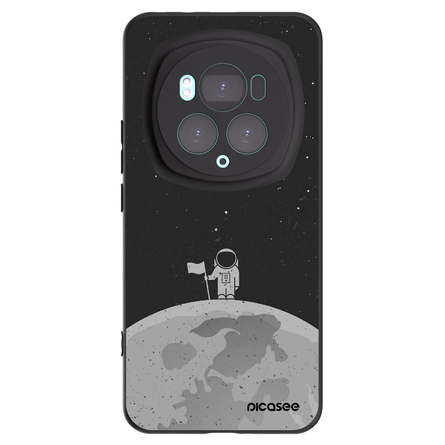 Picasee silikonový černý obal pro Honor Magic6 Pro - Astronaut