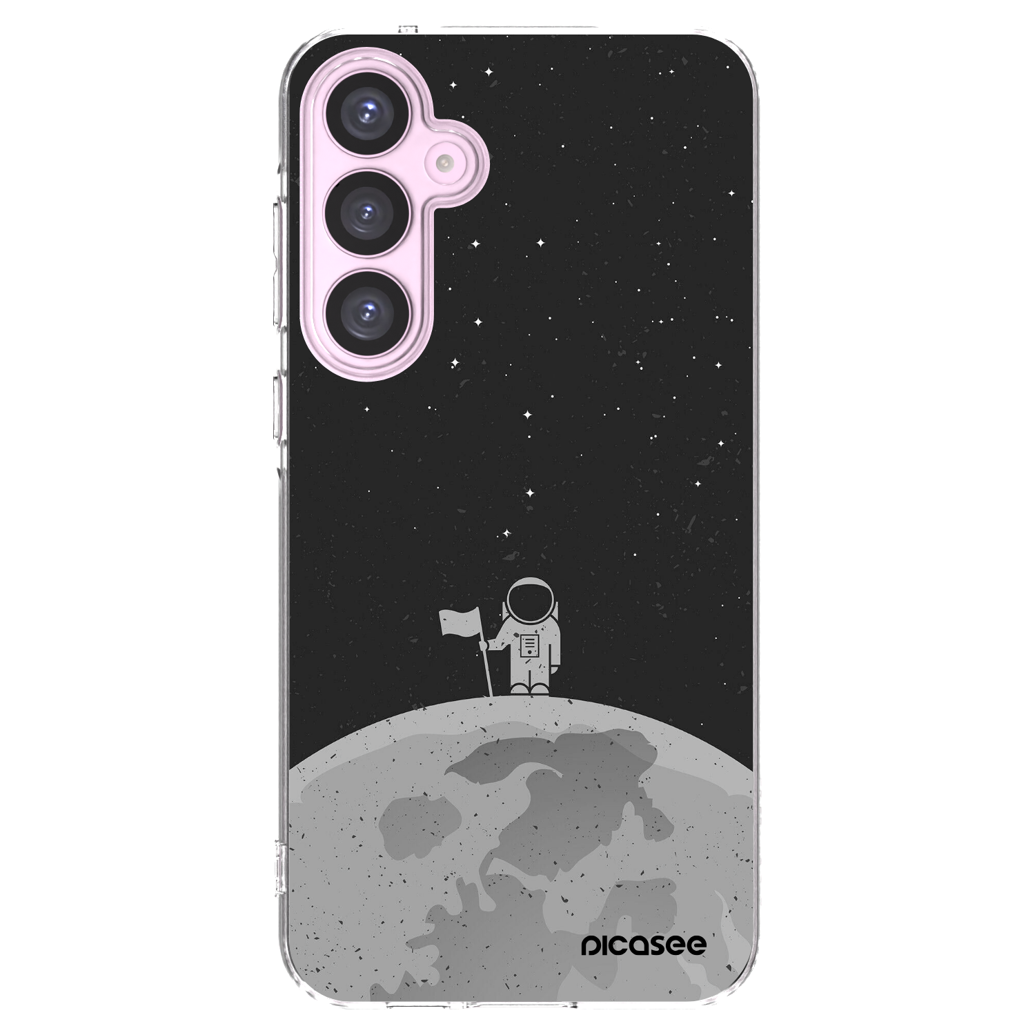 Picasee silikonový průhledný obal pro Samsung Galaxy A55 5G A556B - Astronaut