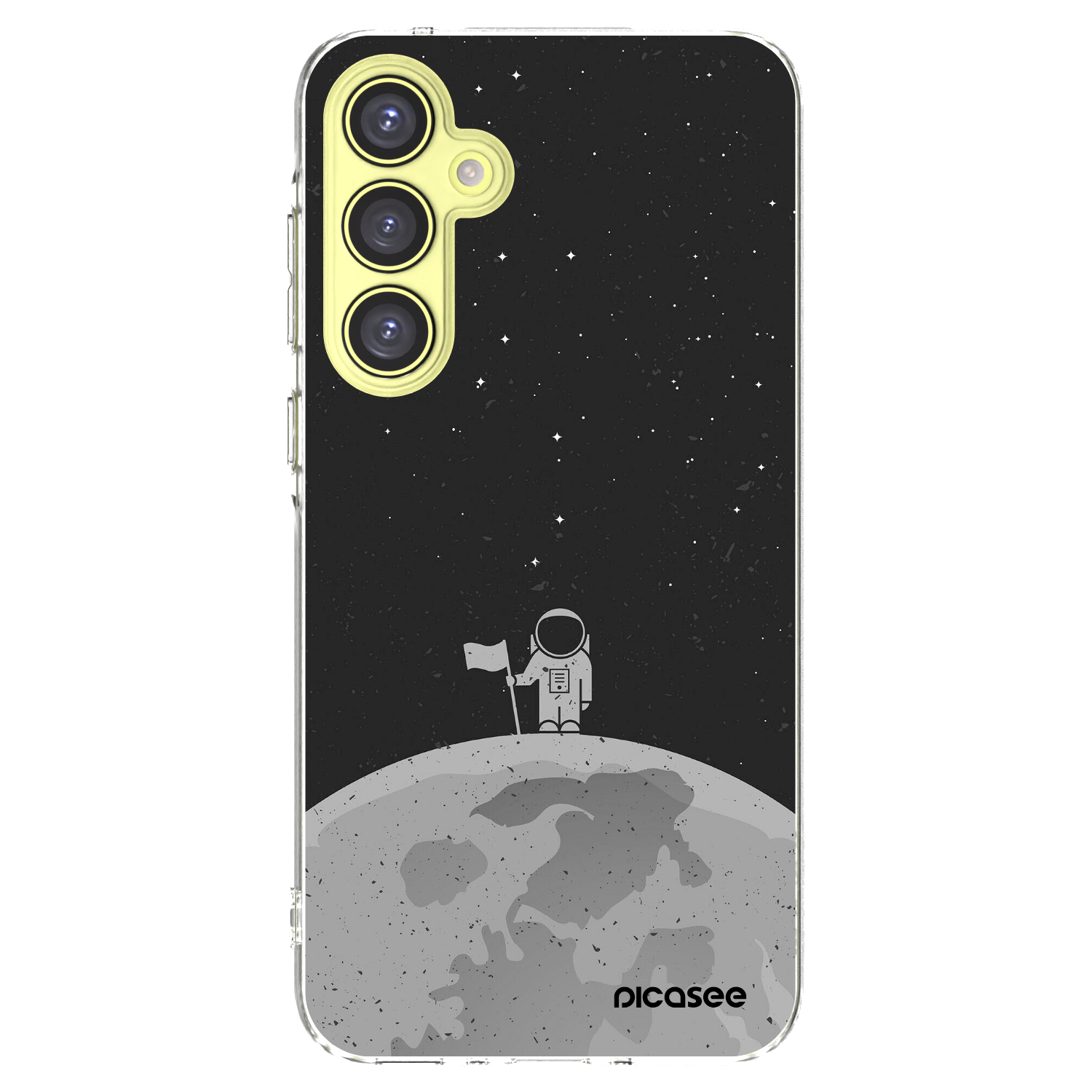 Picasee silikonový průhledný obal pro Samsung Galaxy A35 5G A356B - Astronaut