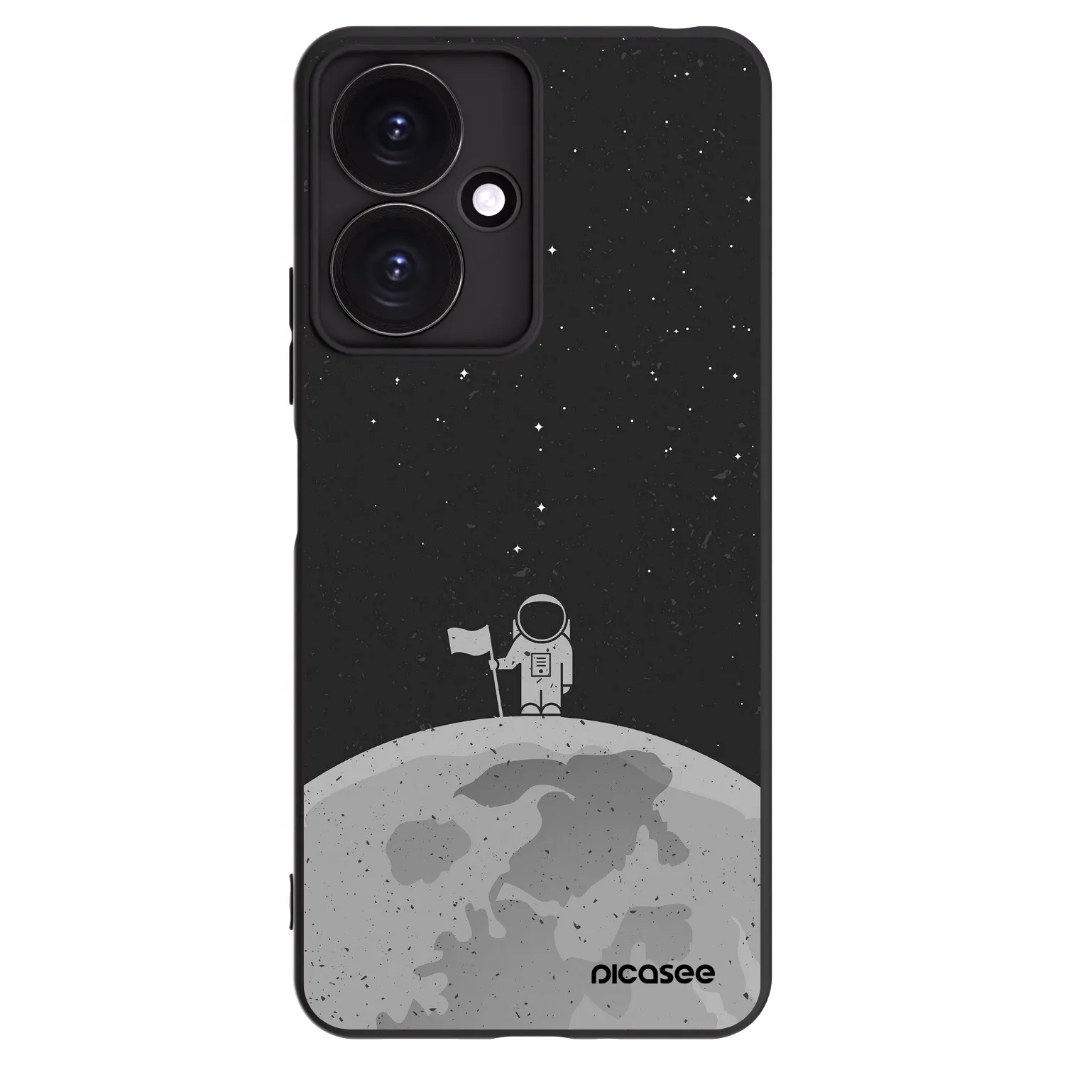 Picasee silikonový černý obal pro Xiaomi Redmi 13C 5G - Astronaut