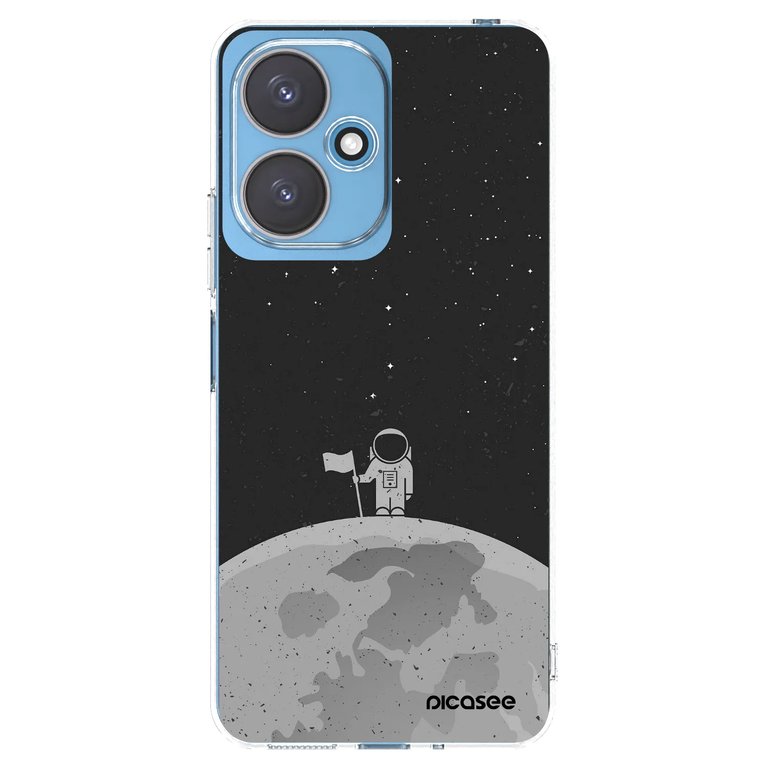 Picasee silikonový průhledný obal pro Xiaomi Redmi 13C 5G - Astronaut