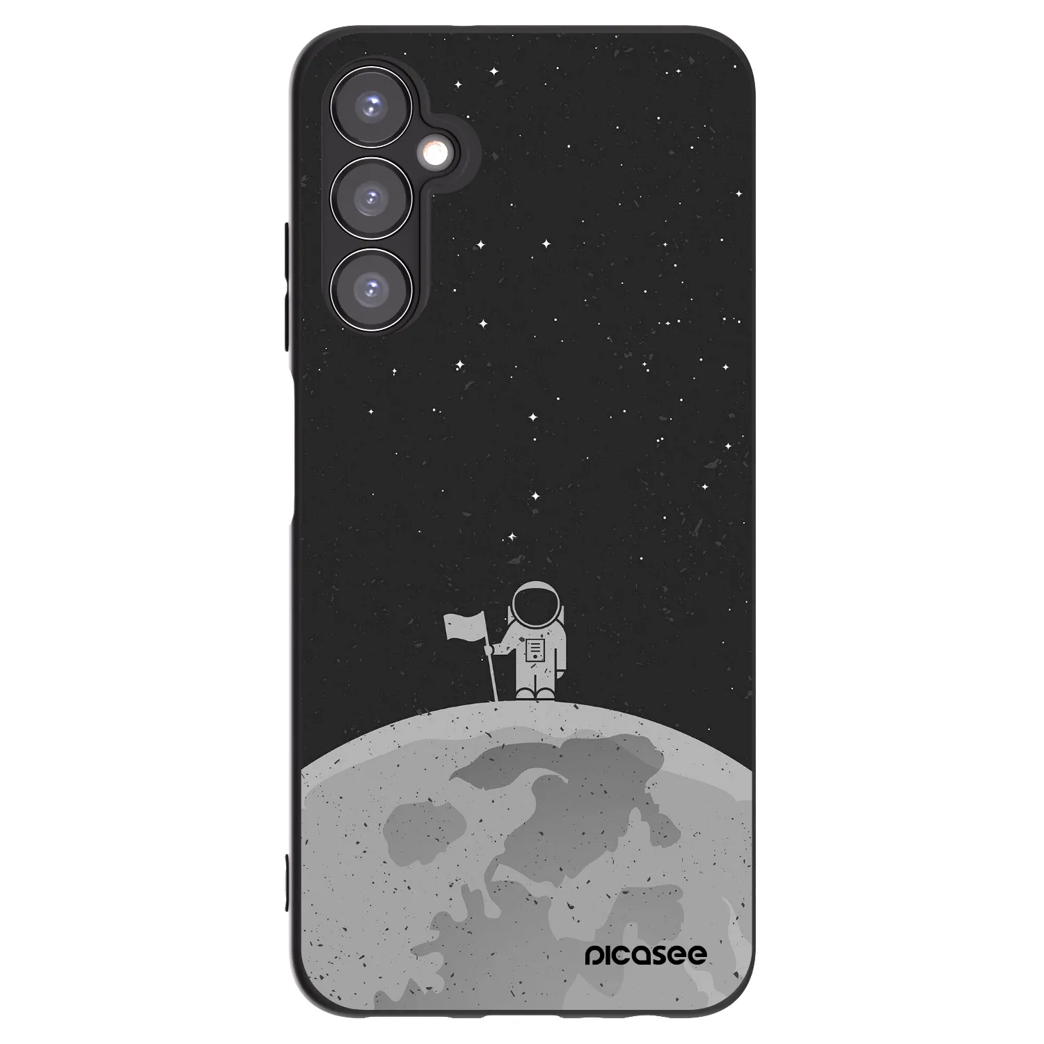 Picasee silikonový černý obal pro Samsung Galaxy A05s A057G - Astronaut