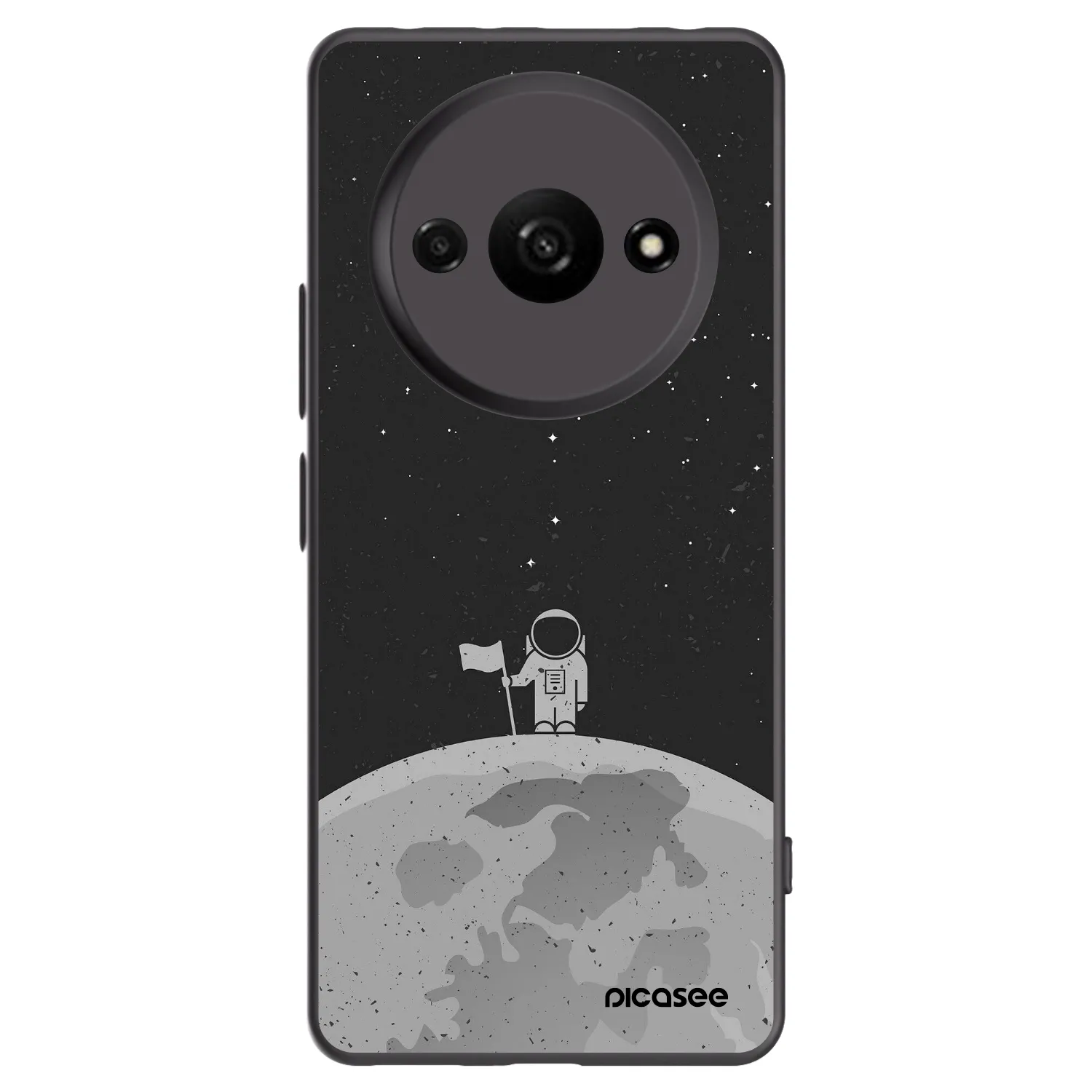 Picasee silikonový černý obal pro Xiaomi Redmi A3 - Astronaut