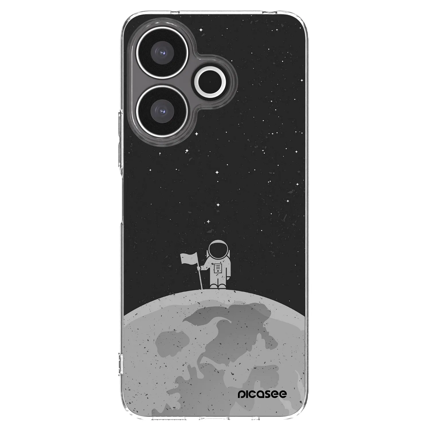 Picasee silikonový průhledný obal pro Xiaomi Redmi 13 4G - Astronaut