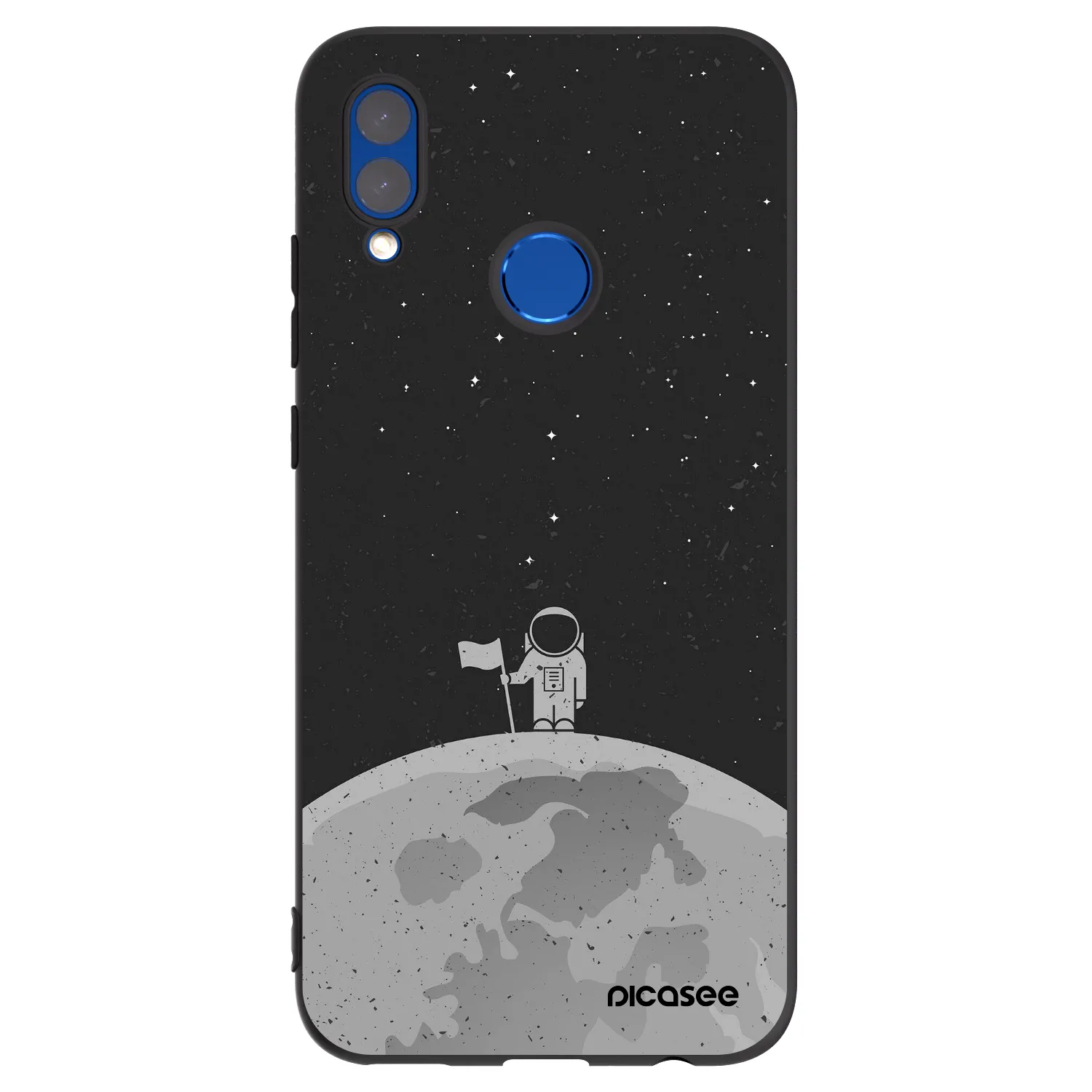 Picasee silikonový černý obal pro Huawei P Smart 2019 - Astronaut