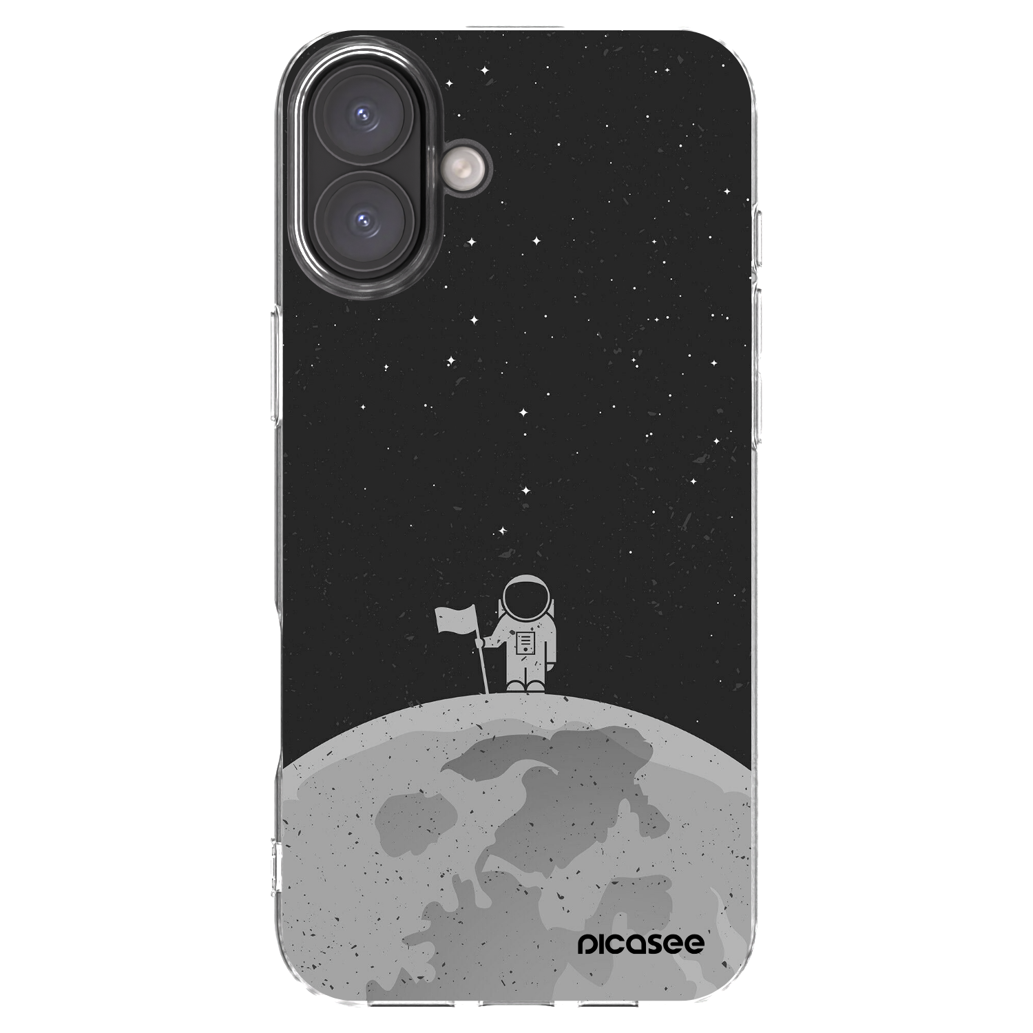 Picasee silikonový průhledný obal pro Apple iPhone 16 Plus - Astronaut