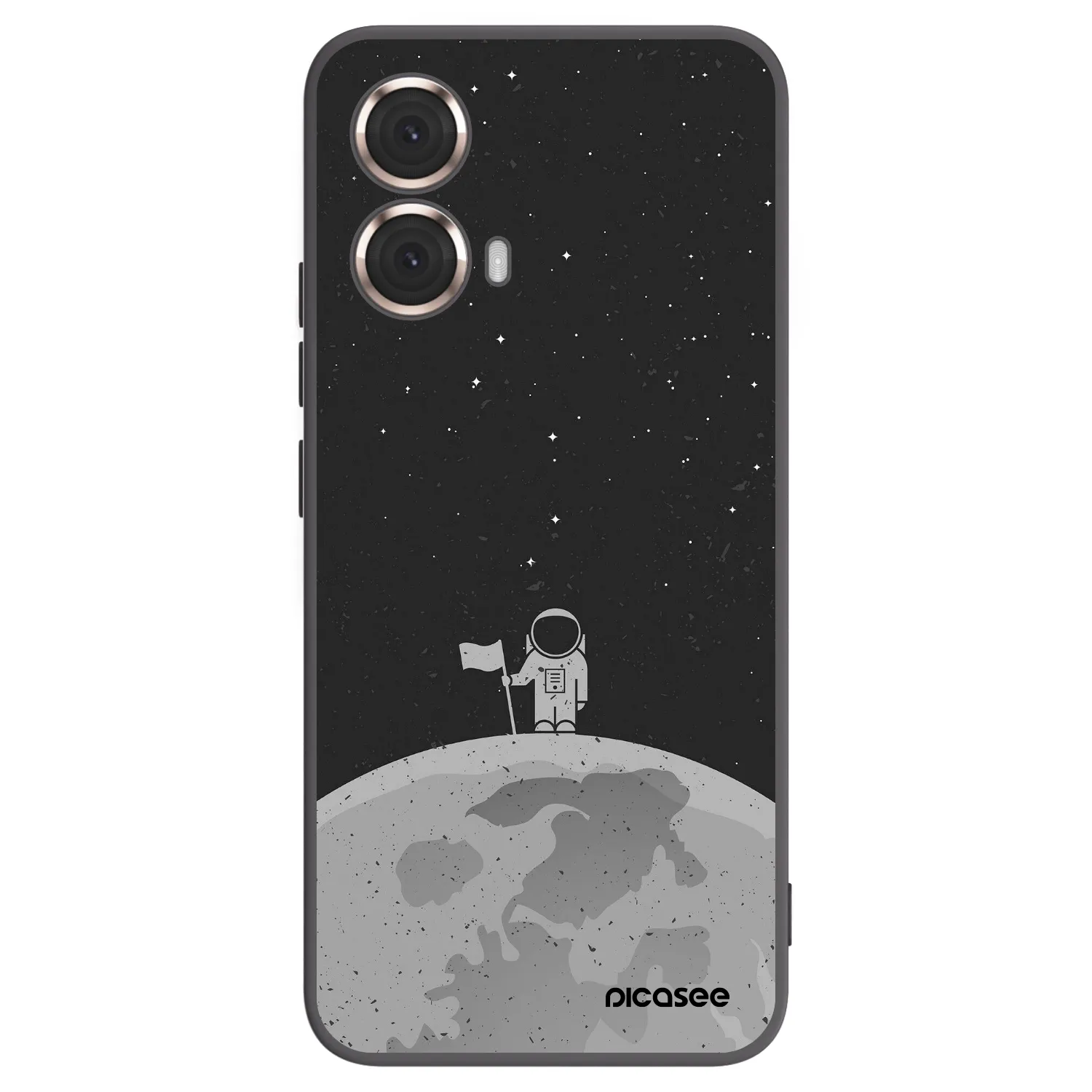 Picasee silikonový černý obal pro Motorola Moto G85 - Astronaut