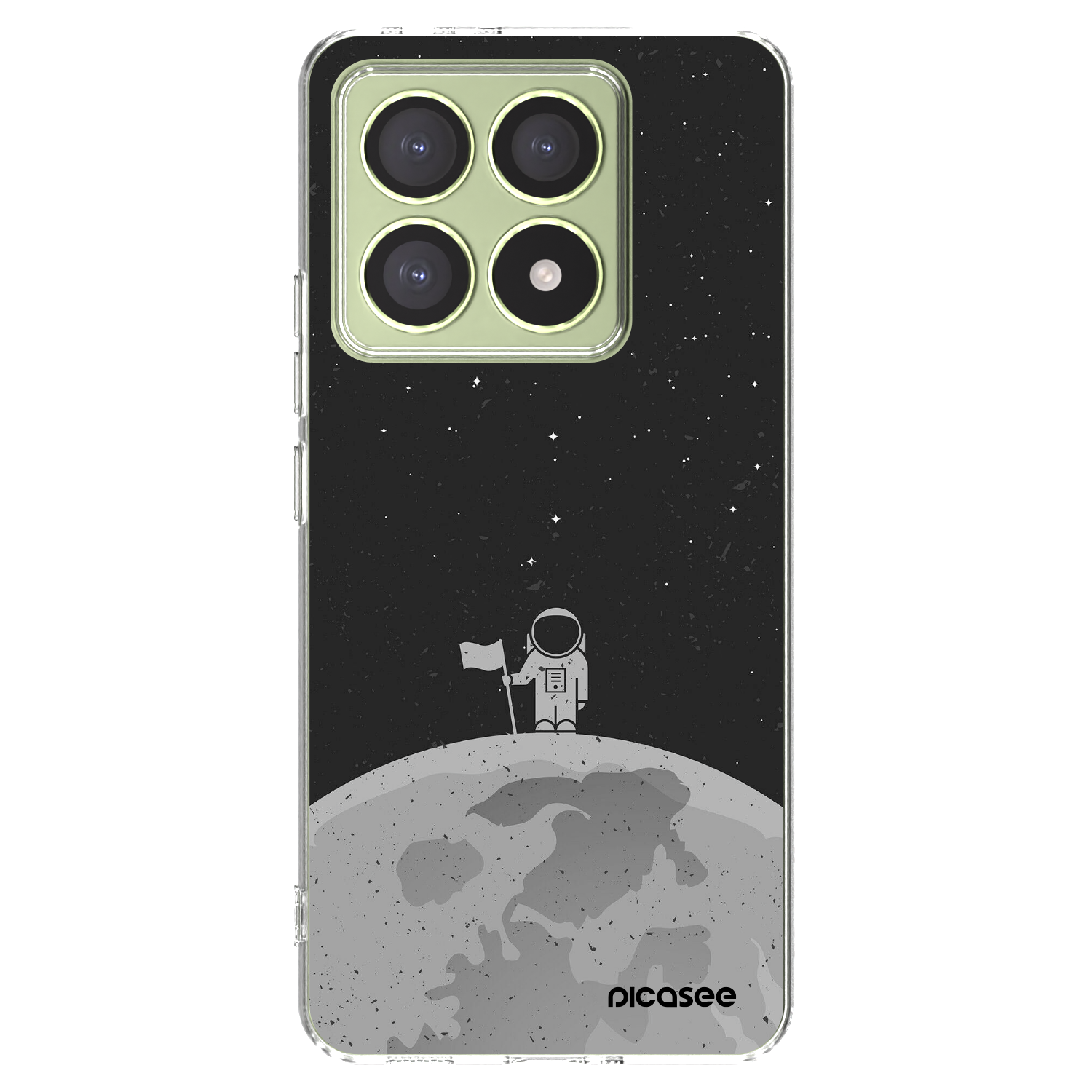 Picasee silikonový průhledný obal pro Xiaomi 14T - Astronaut
