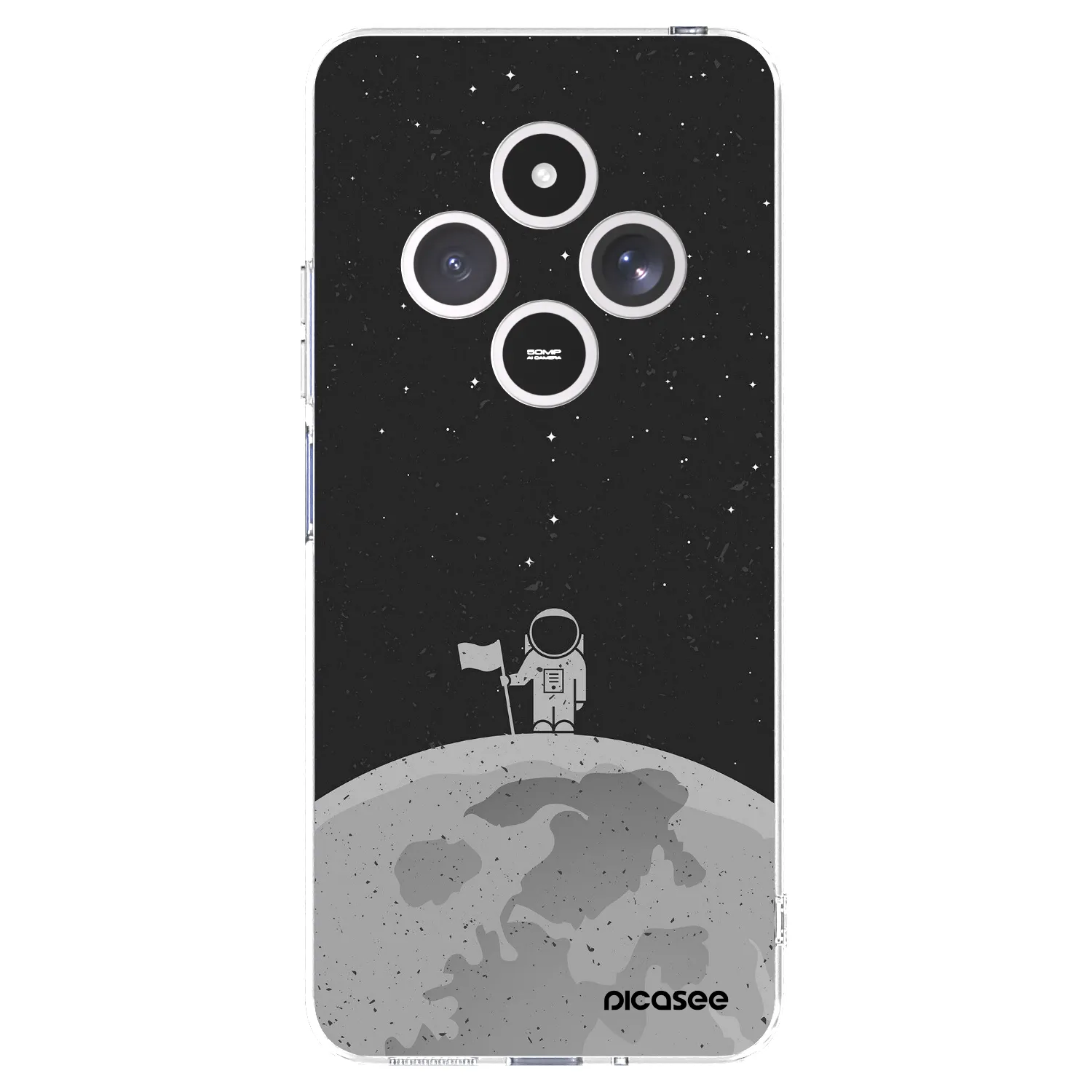 Picasee silikonový průhledný obal pro Xiaomi Redmi 14C - Astronaut