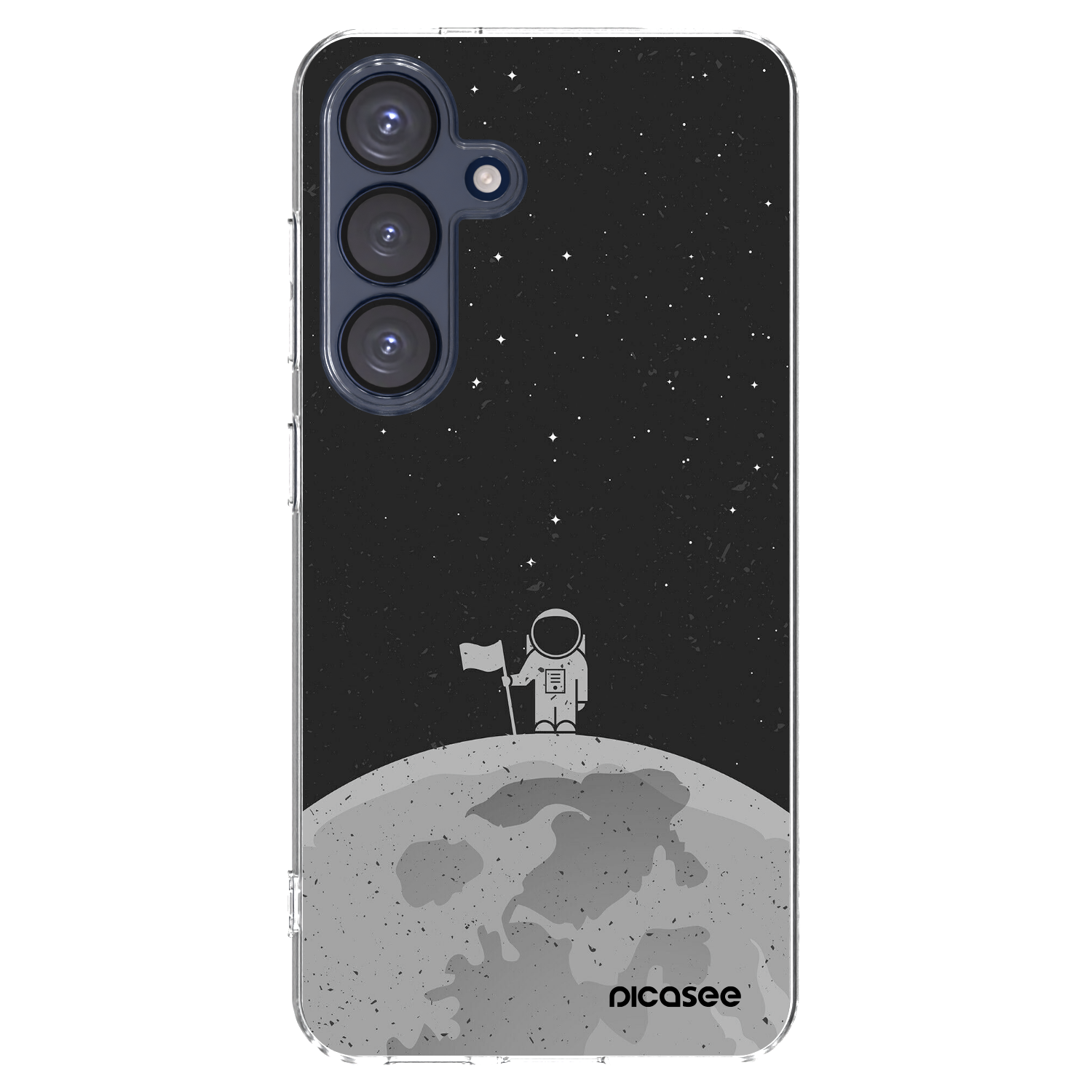 Picasee silikonový průhledný obal pro Samsung Galaxy S25 5G - Astronaut
