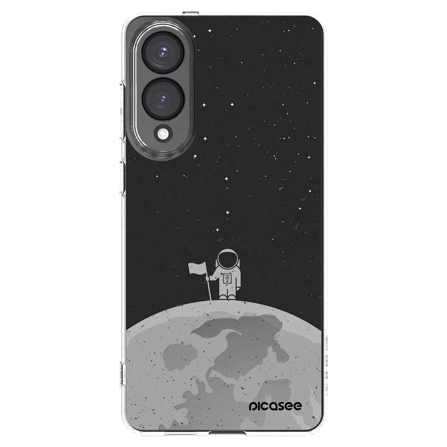 Picasee silikonový průhledný obal pro Samsung Galaxy S25 Edge 5G - Astronaut