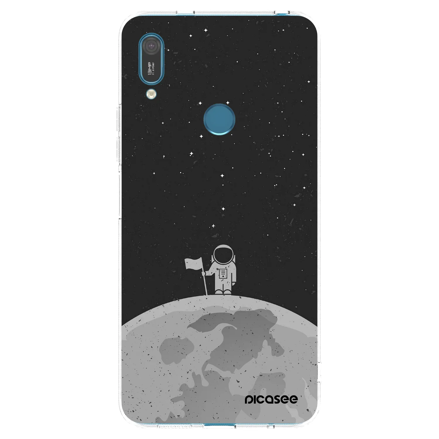 Picasee silikonový průhledný obal pro Huawei Y7 2019 - Astronaut