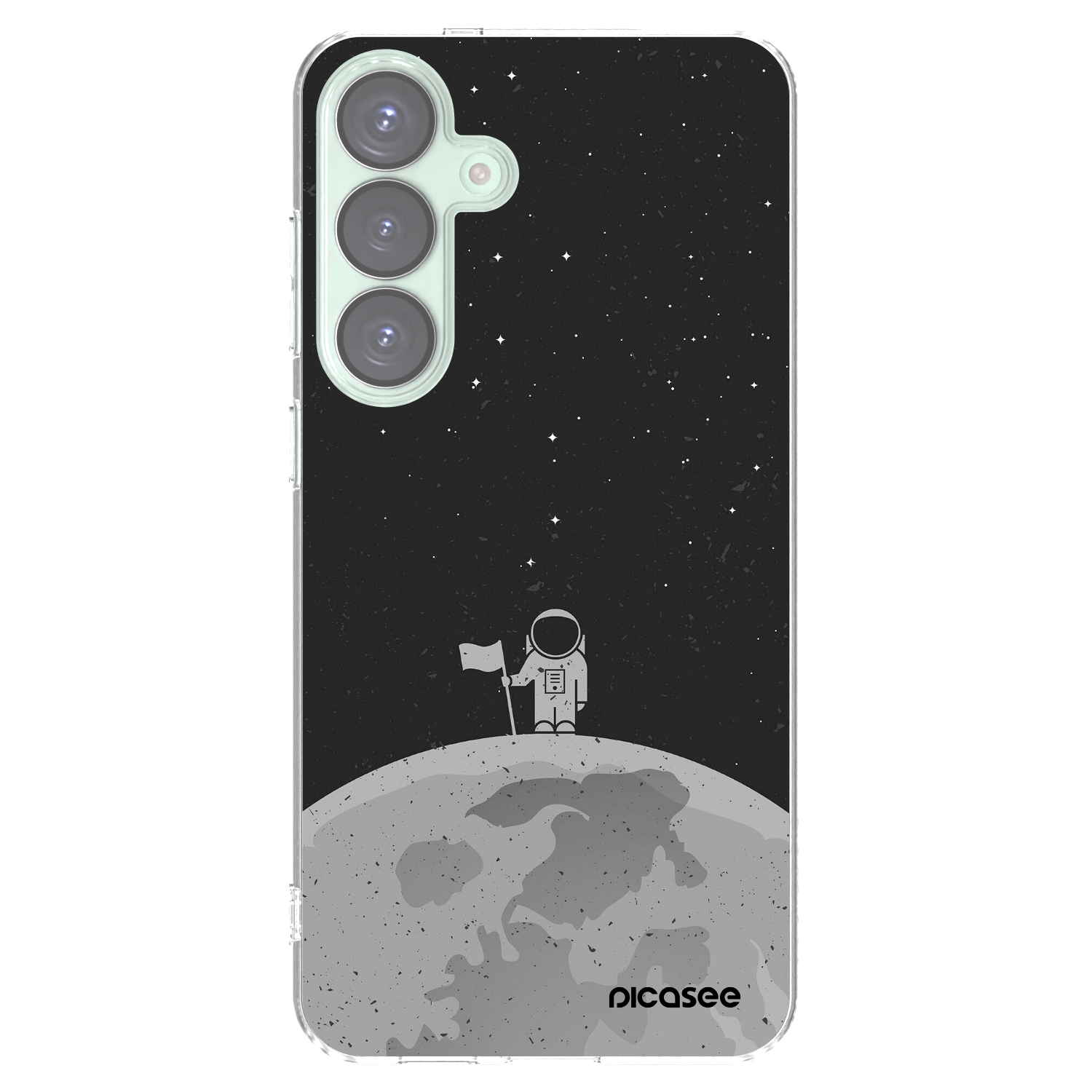 Picasee silikonový průhledný obal pro Samsung Galaxy S25+ 5G - Astronaut