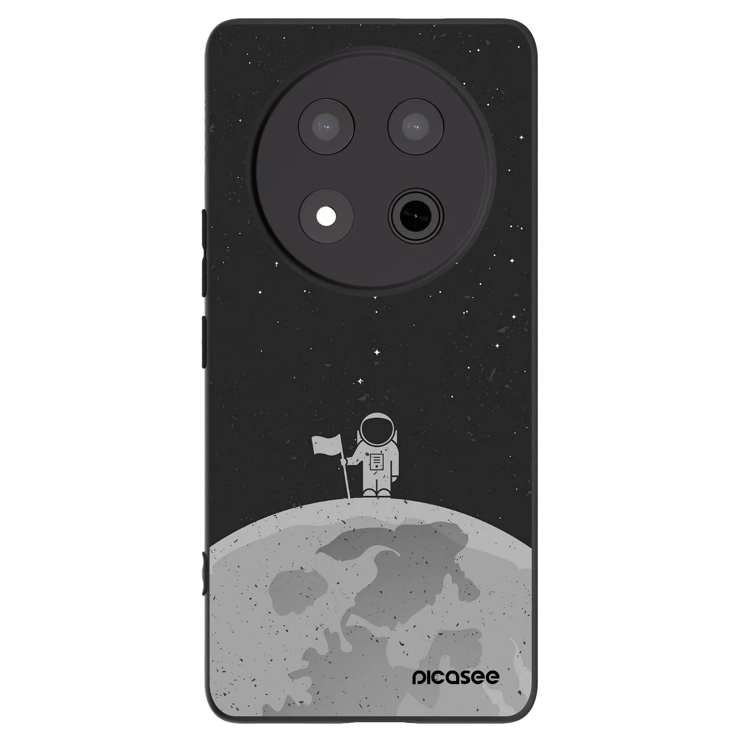 Picasee silikonový černý obal pro Honor Magic7 Lite 5G - Astronaut