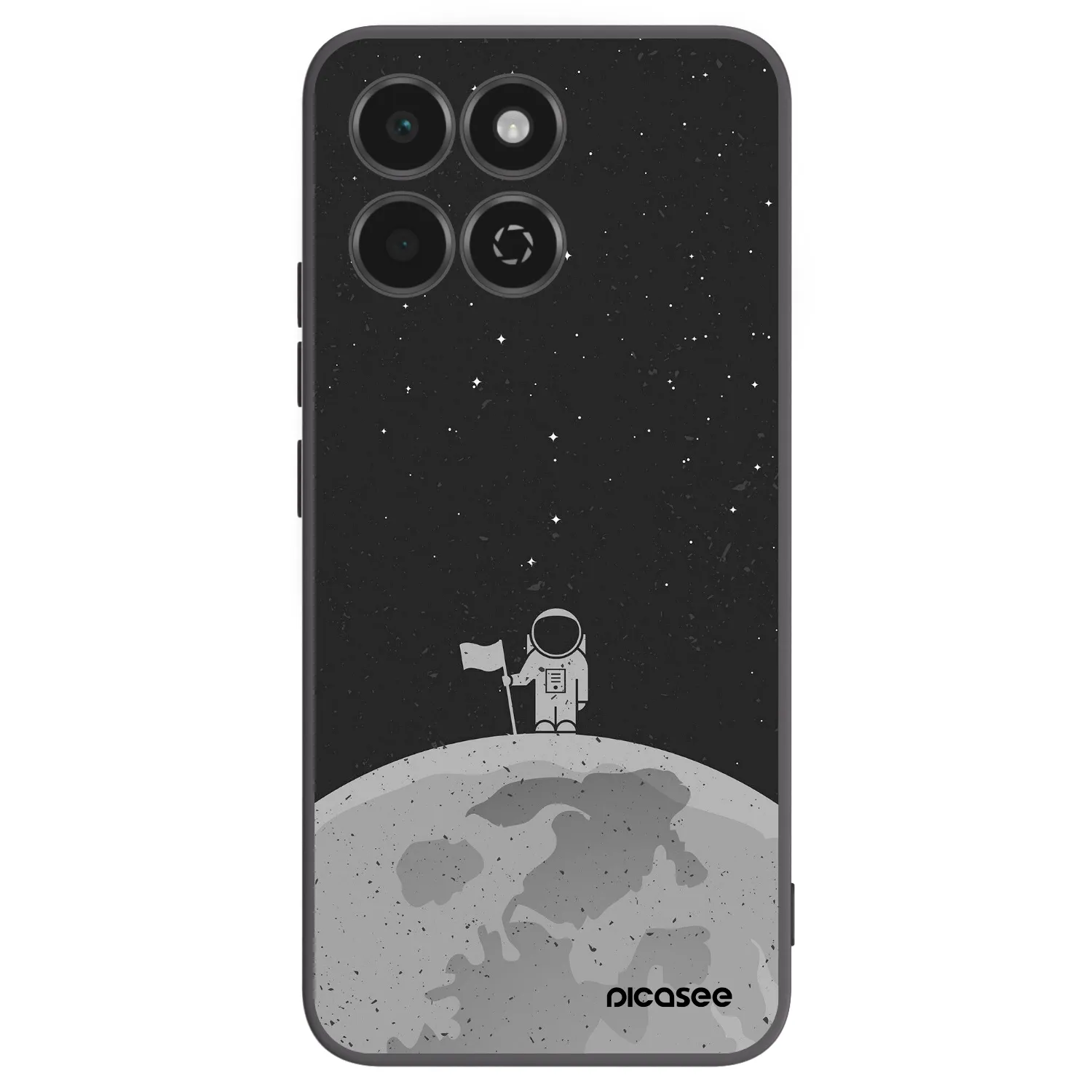 Picasee silikonový černý obal pro Honor 200 Smart 5G - Astronaut