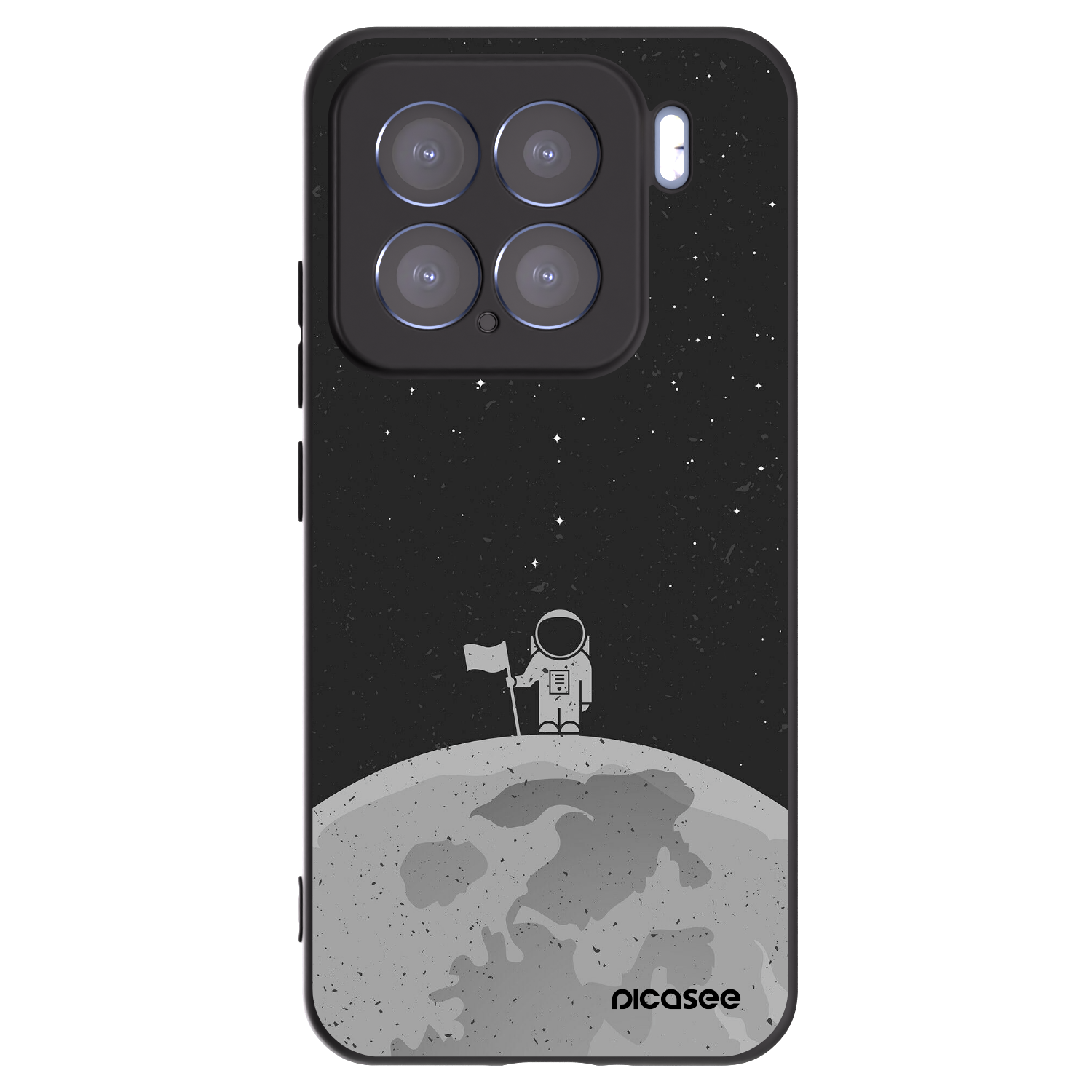Picasee silikonový černý obal pro Xiaomi 15 - Astronaut