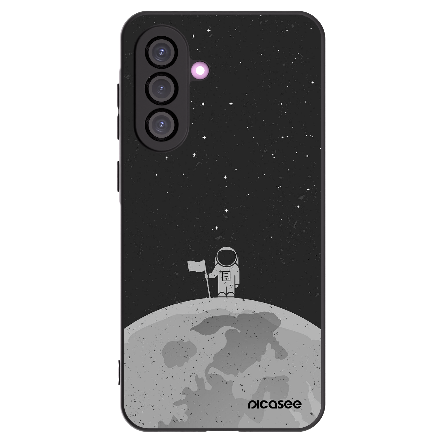 Picasee silikonový černý obal pro Samsung Galaxy A36 5G - Astronaut