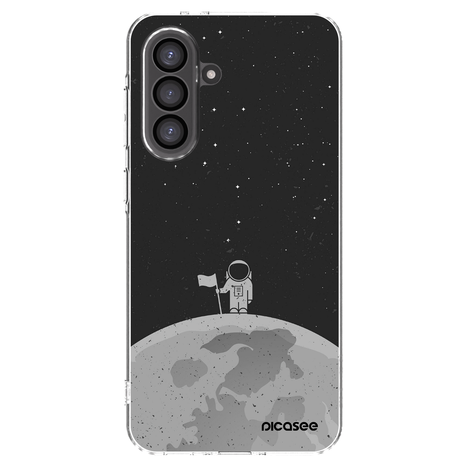 Picasee silikonový průhledný obal pro Samsung Galaxy A36 5G - Astronaut