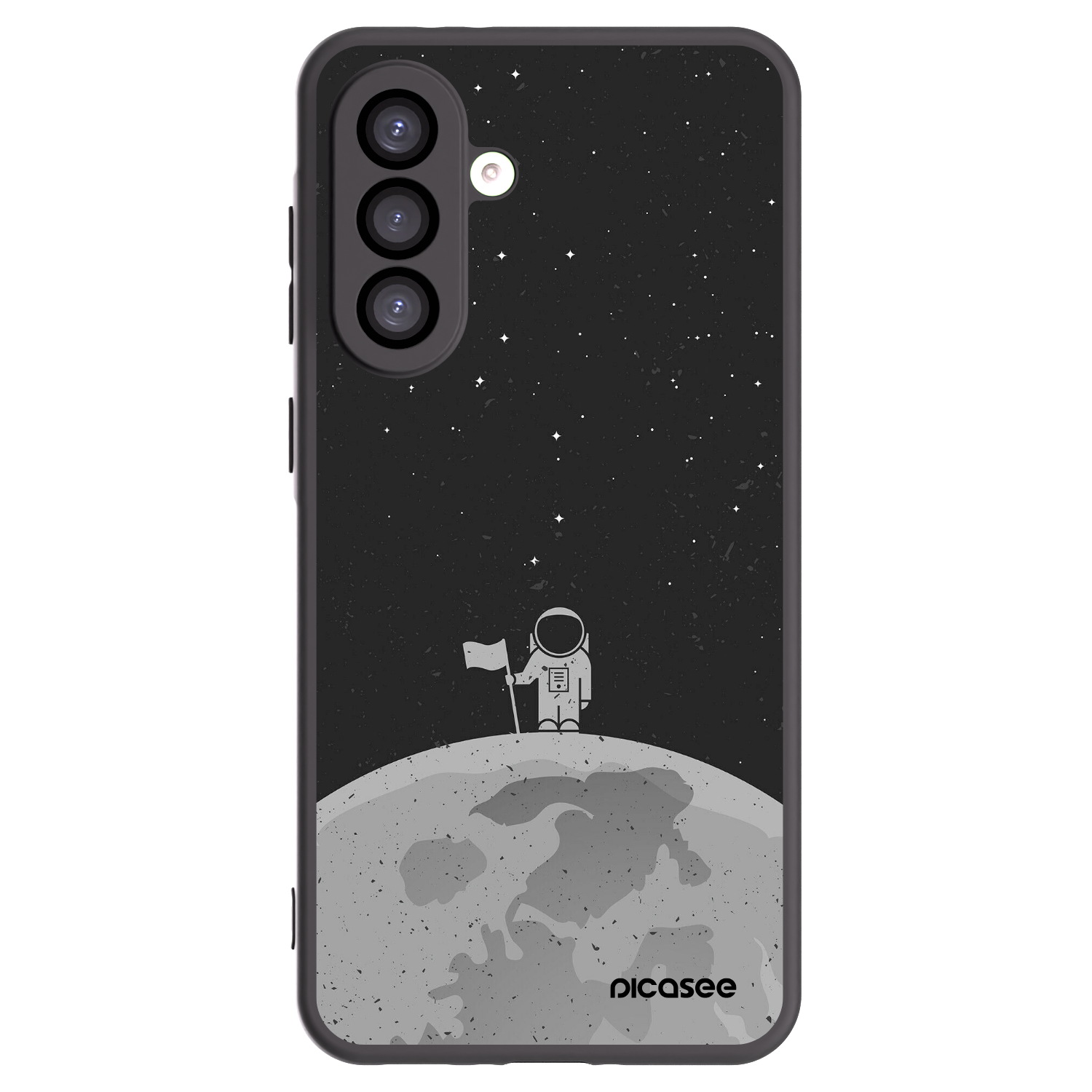 Picasee silikonový černý obal pro Samsung Galaxy A26 5G A266B - Astronaut