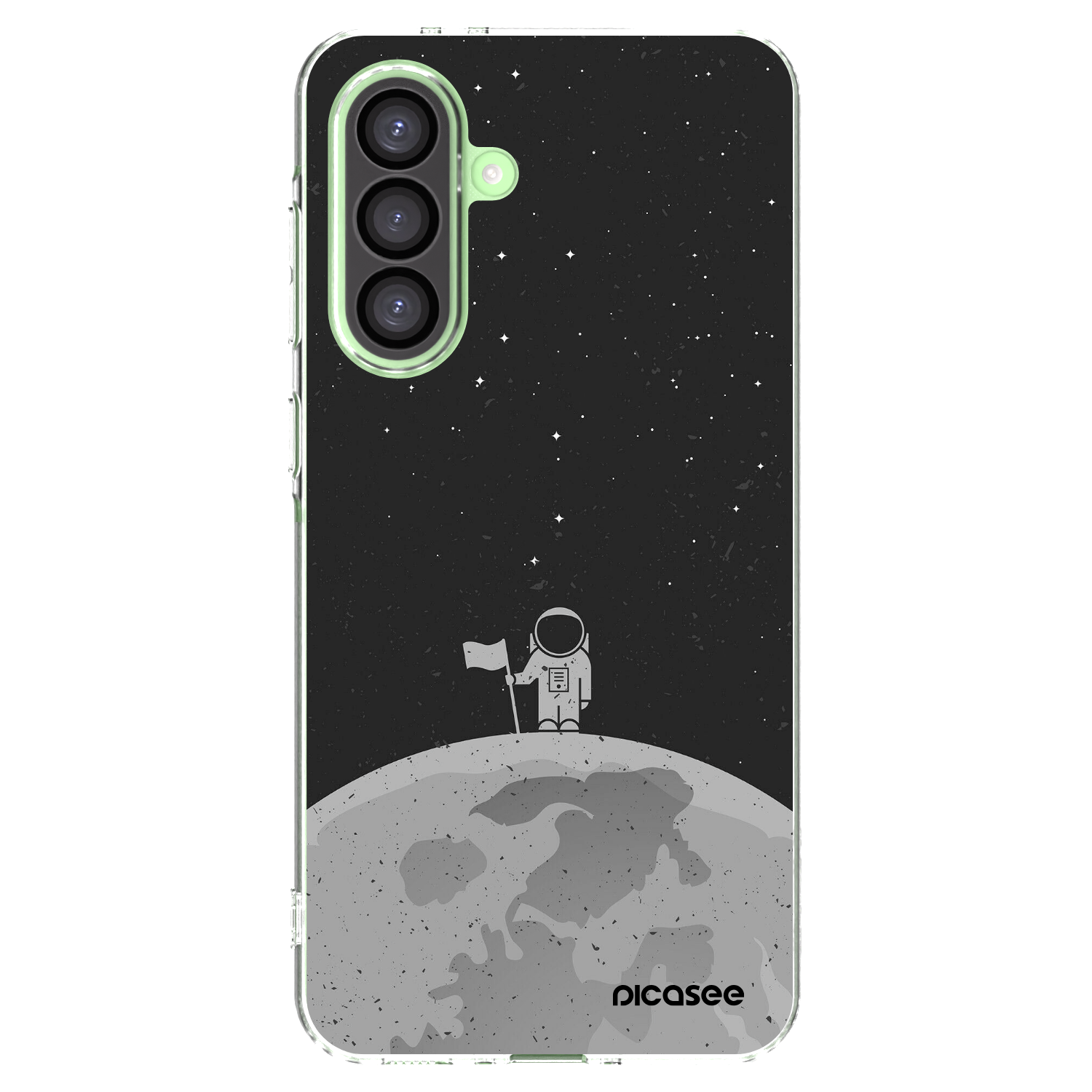 Picasee silikonový průhledný obal pro Samsung Galaxy A26 5G A266B - Astronaut
