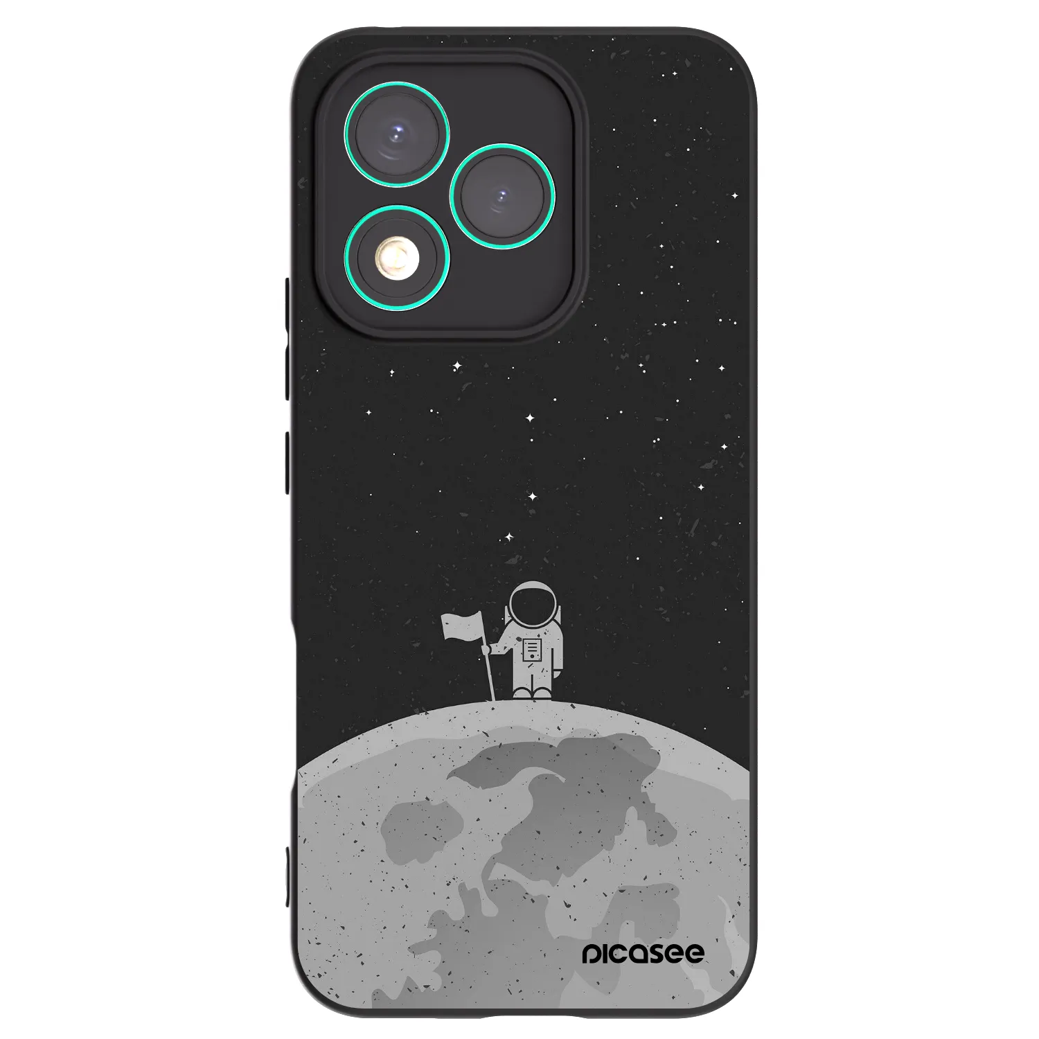 Picasee silikonový černý obal pro Honor 400 Lite 5G - Astronaut