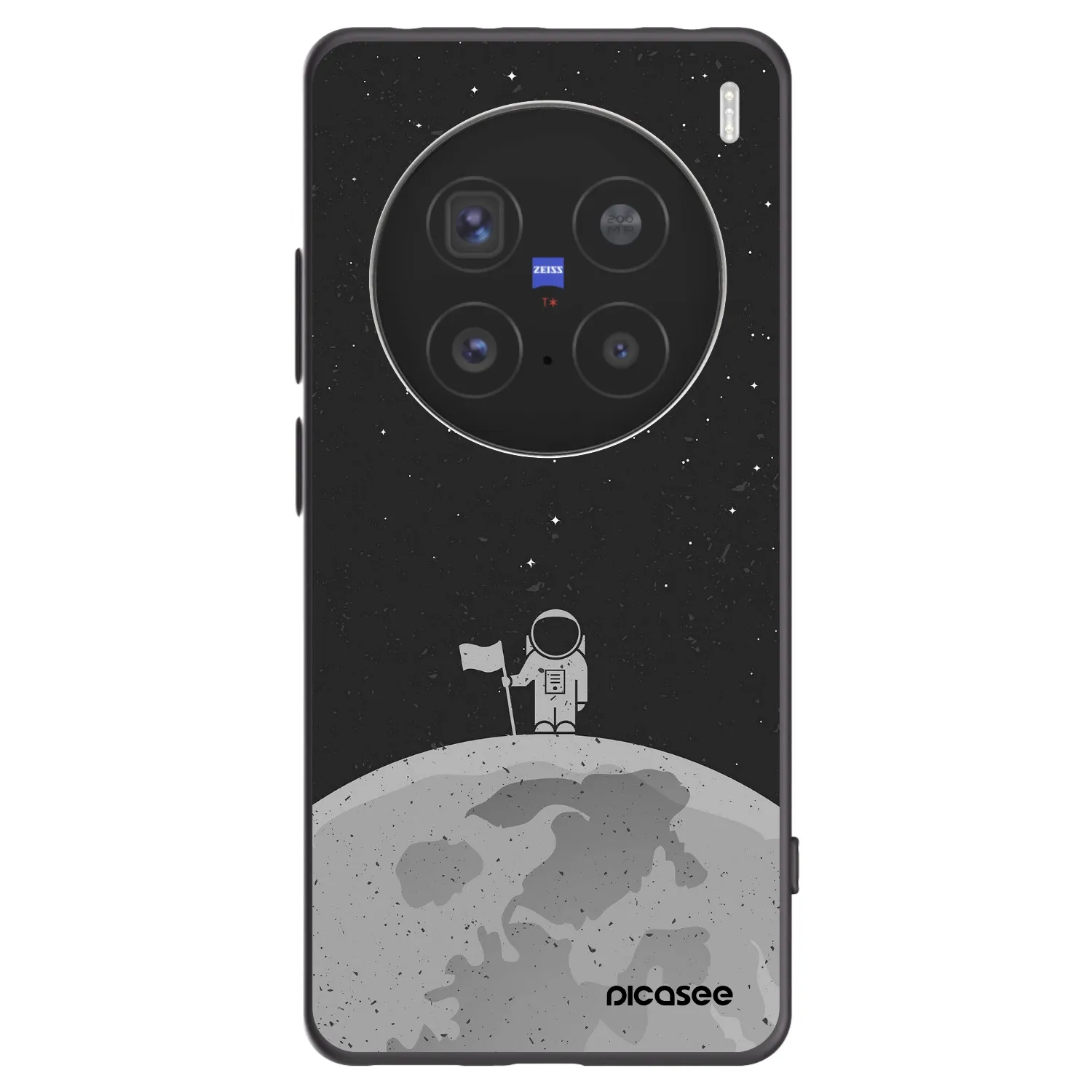 Picasee silikonový černý obal pro Vivo X200 Pro - Astronaut
