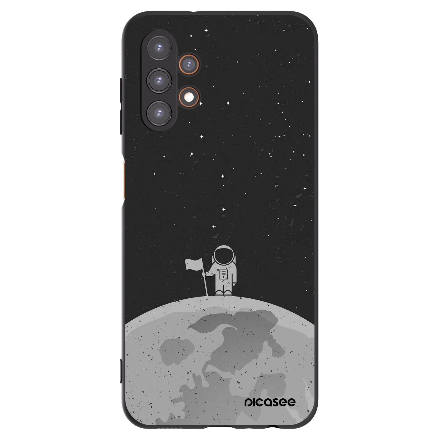 Picasee silikonový černý obal pro Samsung Galaxy A13 5G - Astronaut